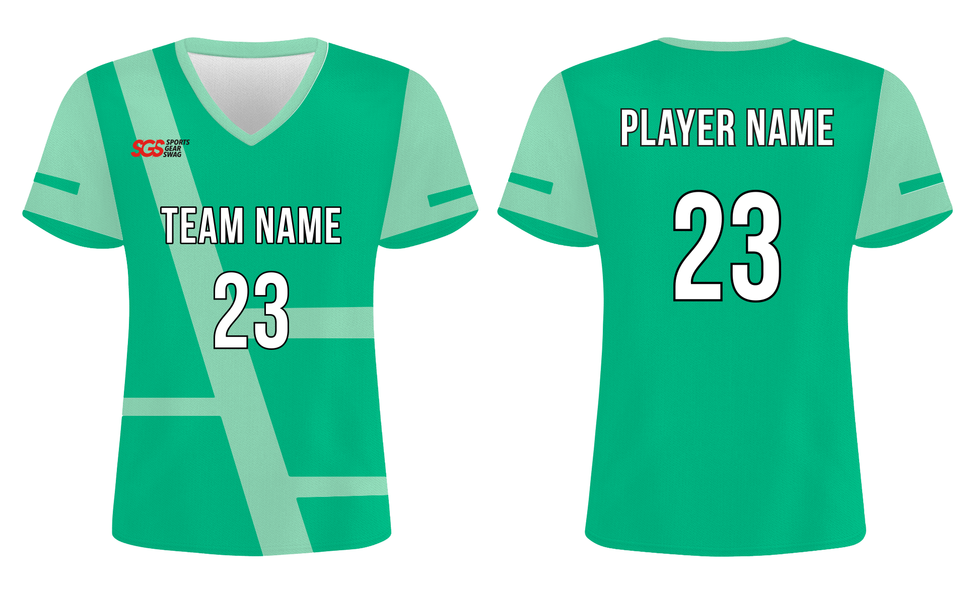 Custom diagonal stripes adult youth soccer jersey - Jersey