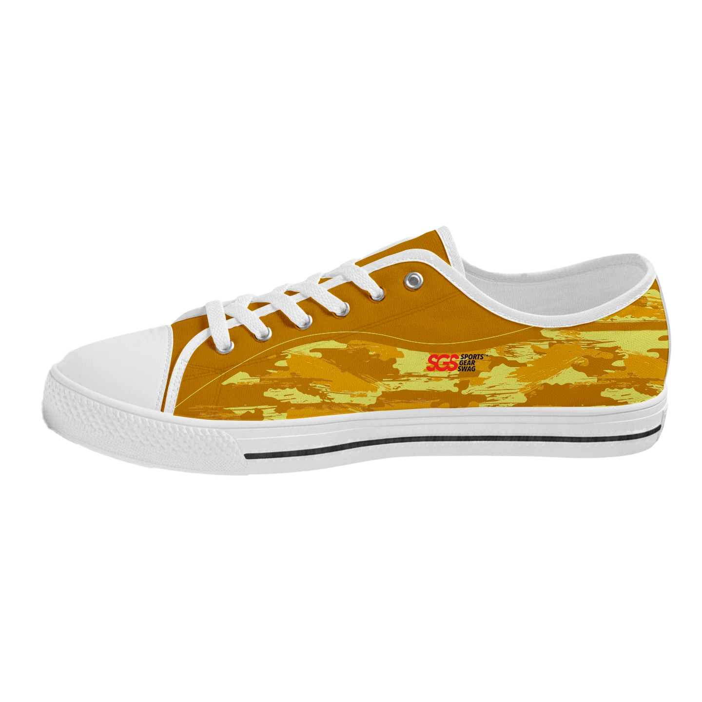 Custom low top canvas shoes white pavement - Low-top-shoes
