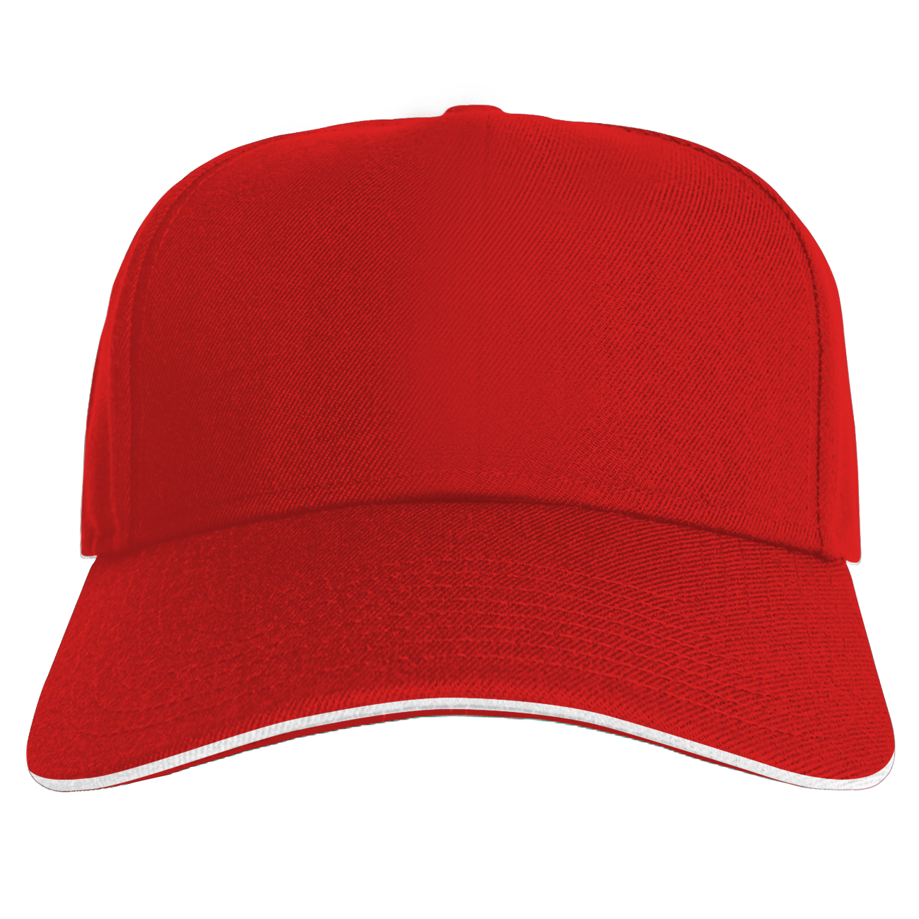 Custom adult youth unisex red cap - Caps