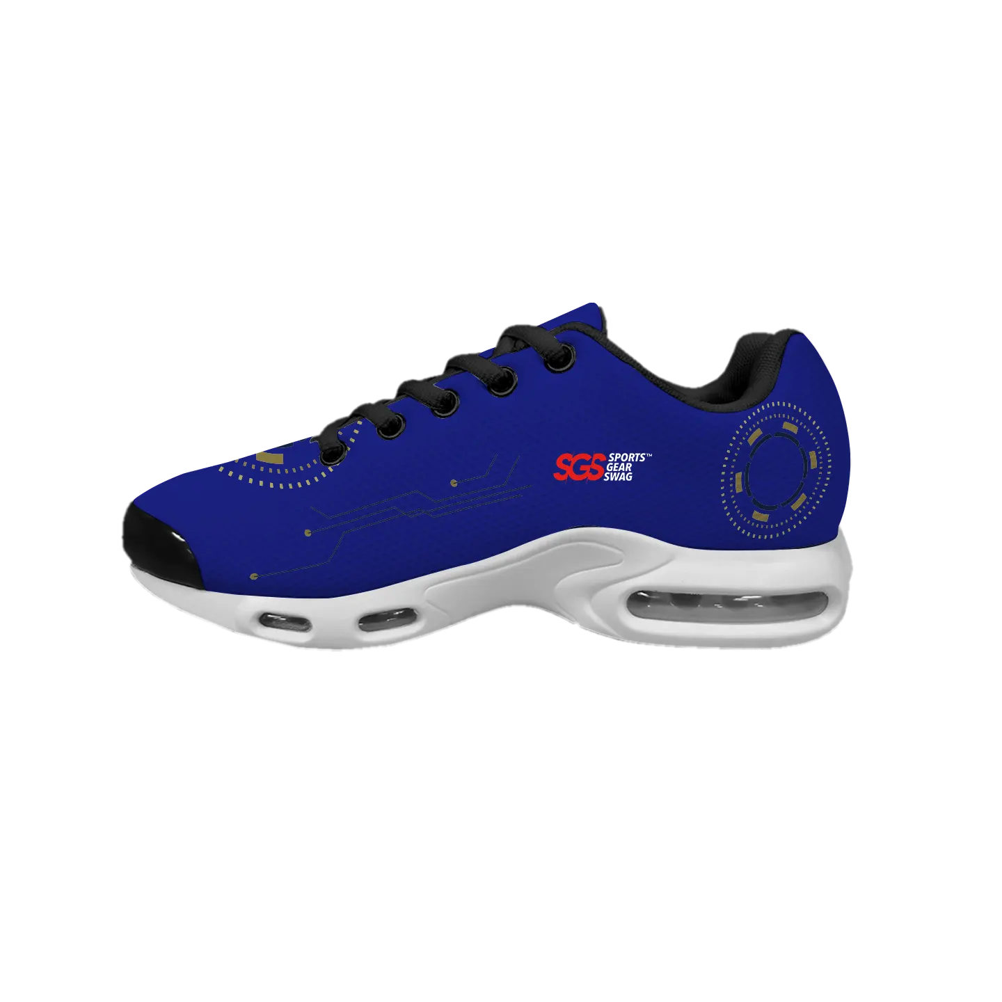 Custom air cushion shoes black easygo - Air-cushion-shoes