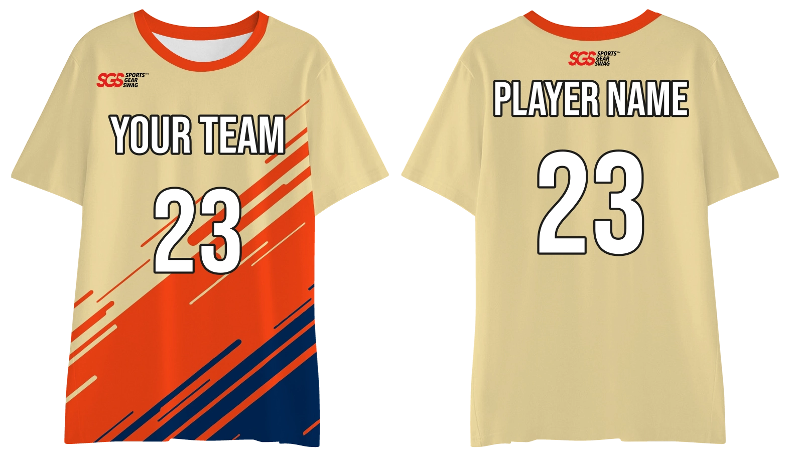 Custom moisture-wicking diagonal stripes youth unisex shirt - Pickleball-jerseys