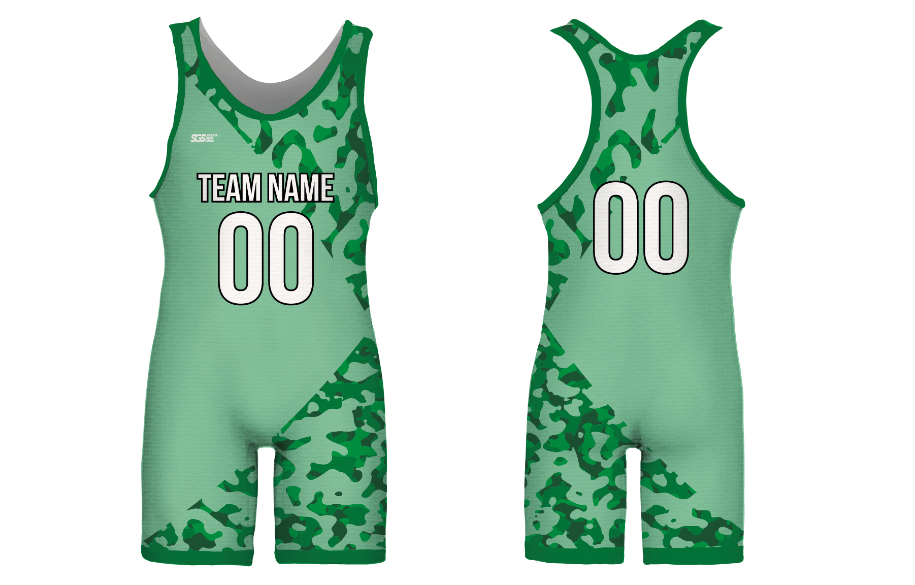 Custom wrestling singlets adult youth unisex nature - Wrestling-singlets