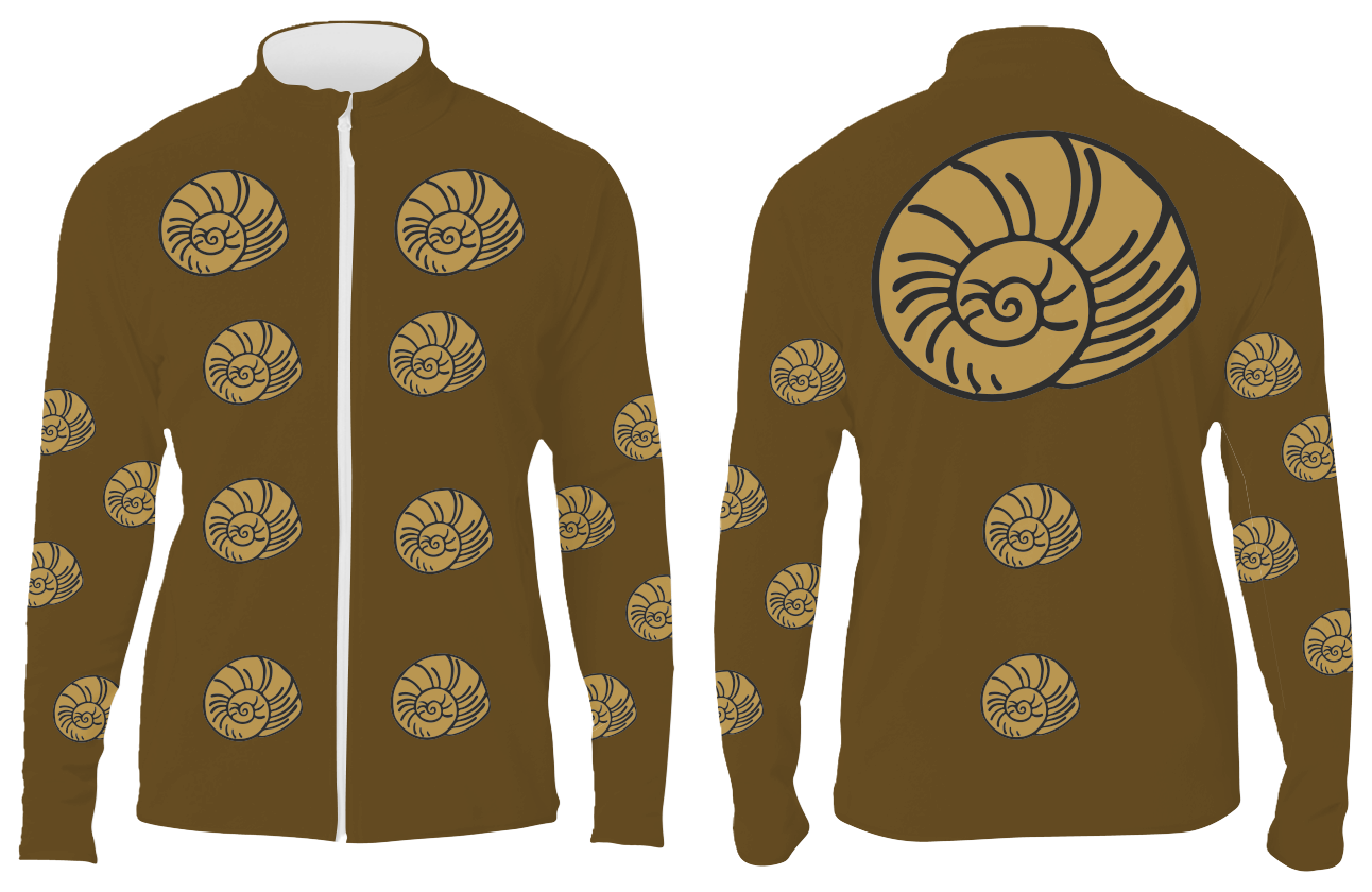 Custom round shape animal long sleeve adult youth unisex full zip jacket - Shirt-long-sleeve