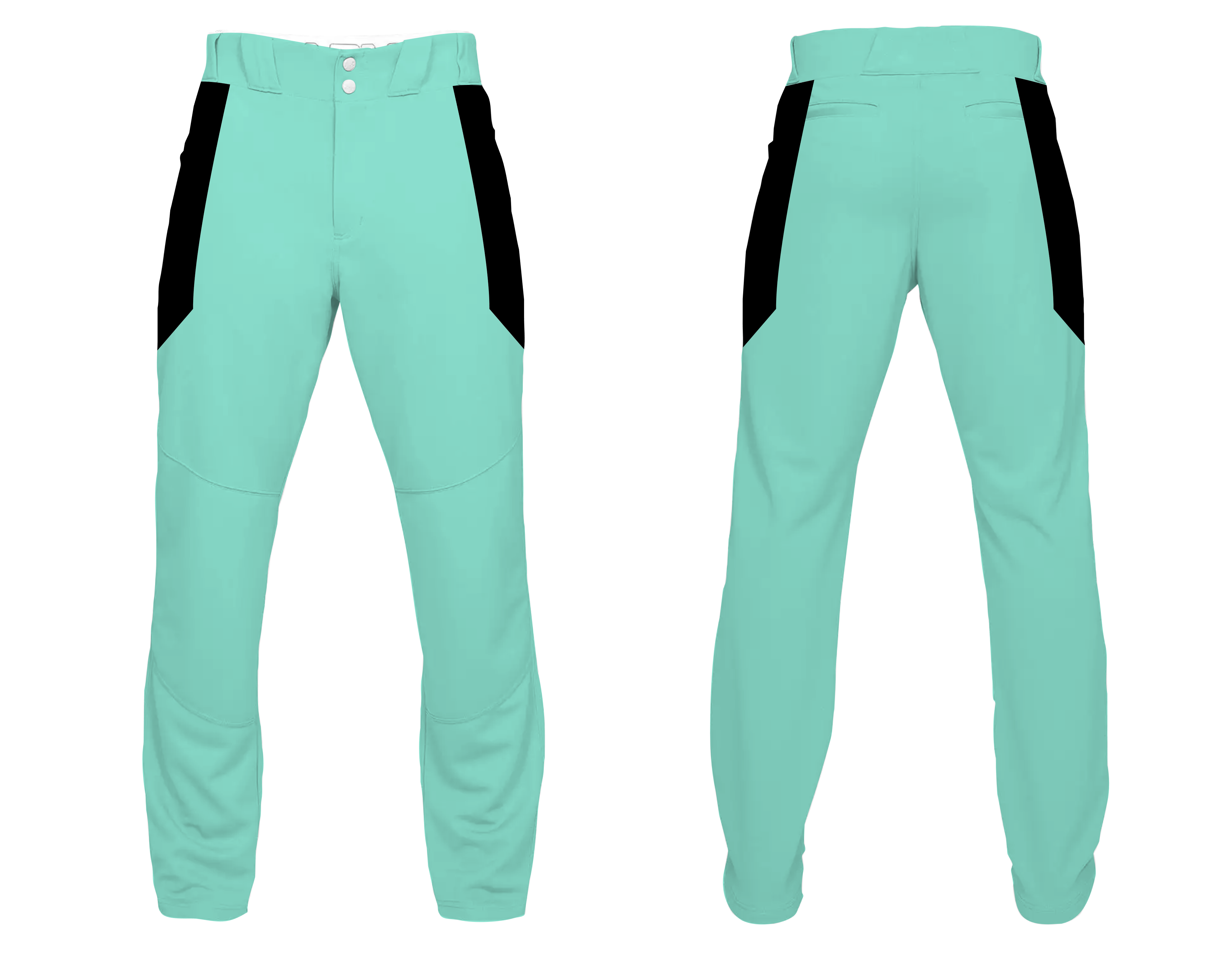 Custom bottom arms stripe adult youth unisex softball  pants - Softball-pants