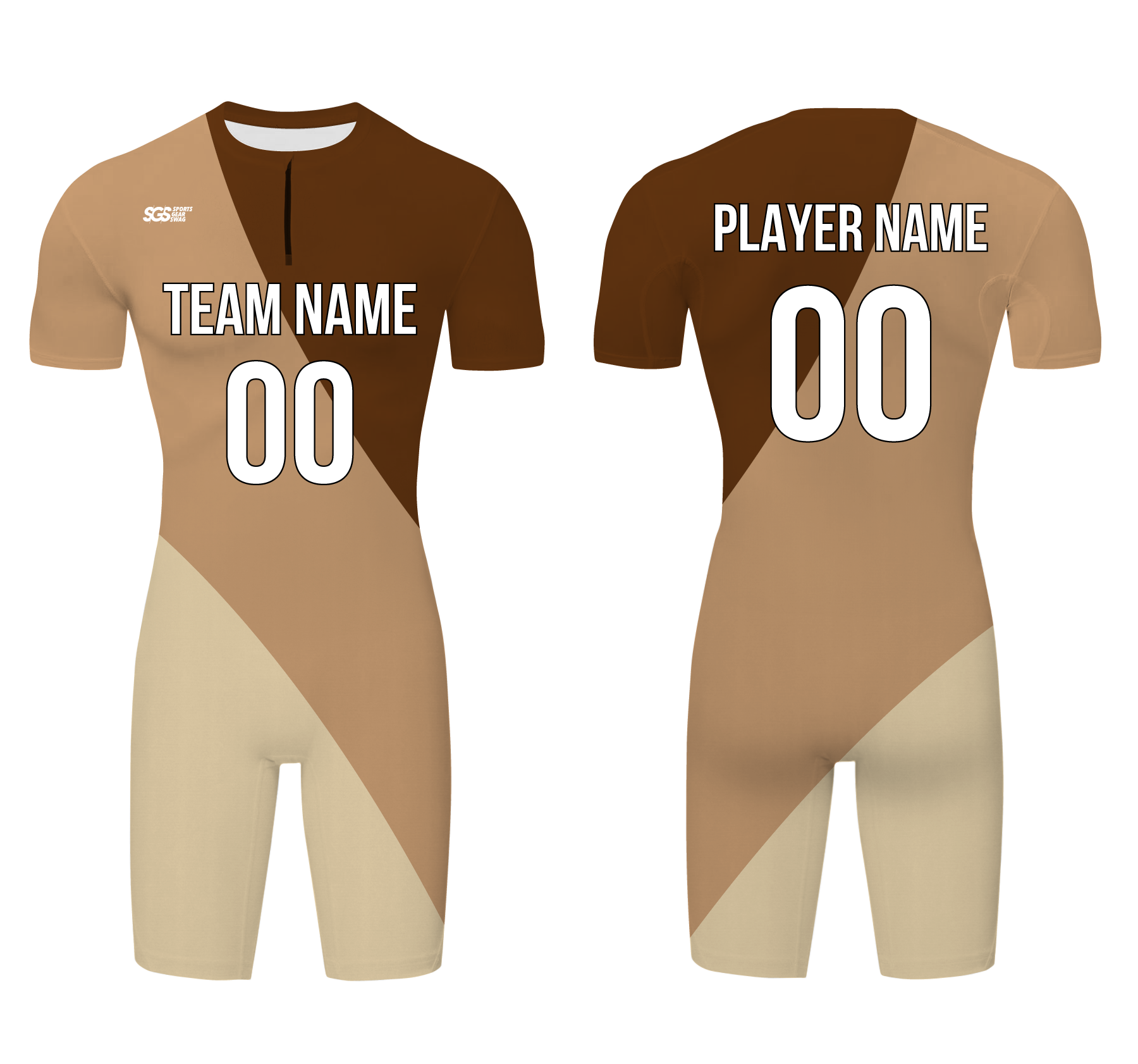 Custom water men speed suit mocha mist - Men-water-speed-suits
