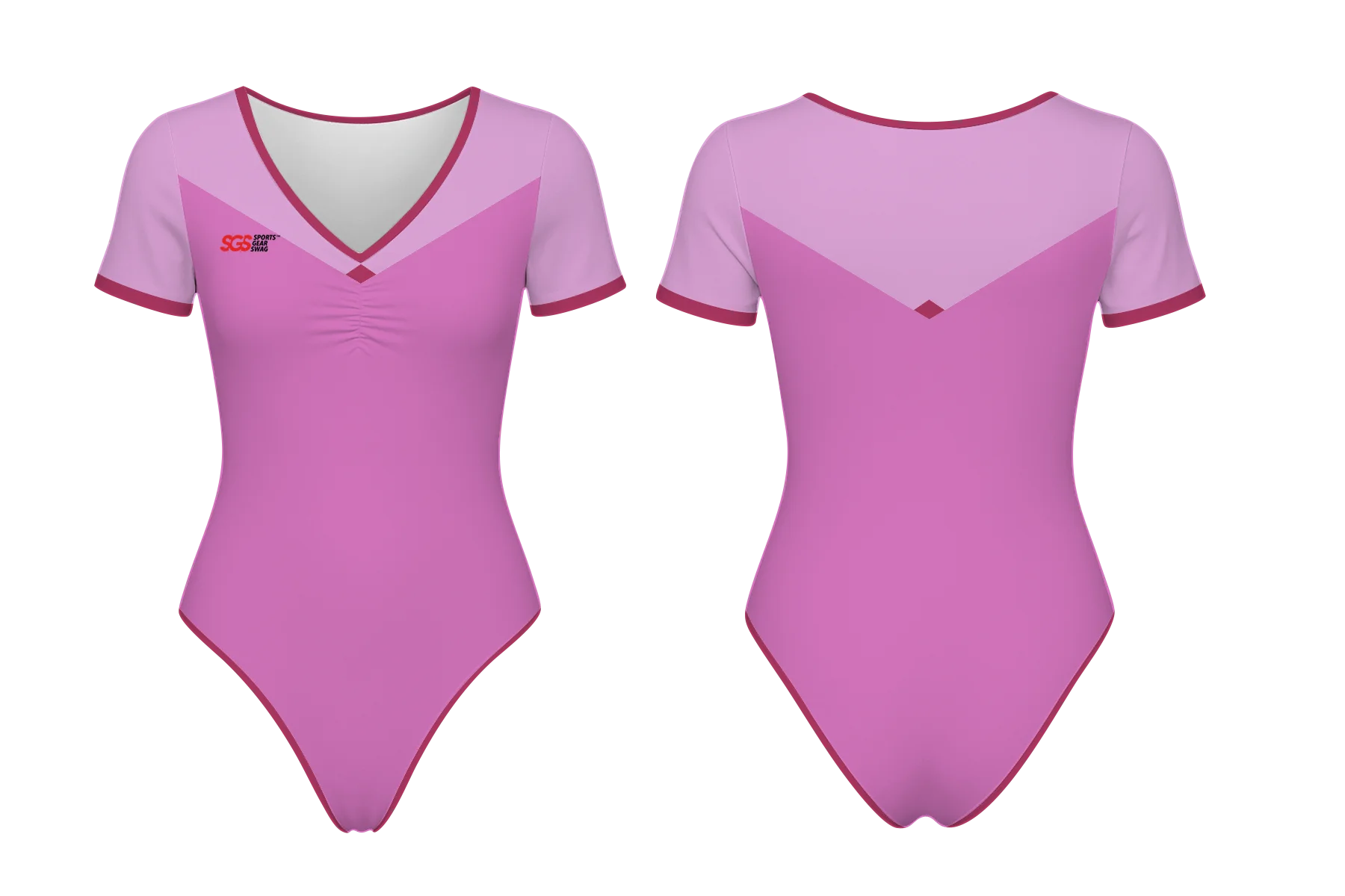 Custom Short Sleeve Bodysuit  Adult Youth Unisex Ignite - CHEERLEADING-BODYSUITS
