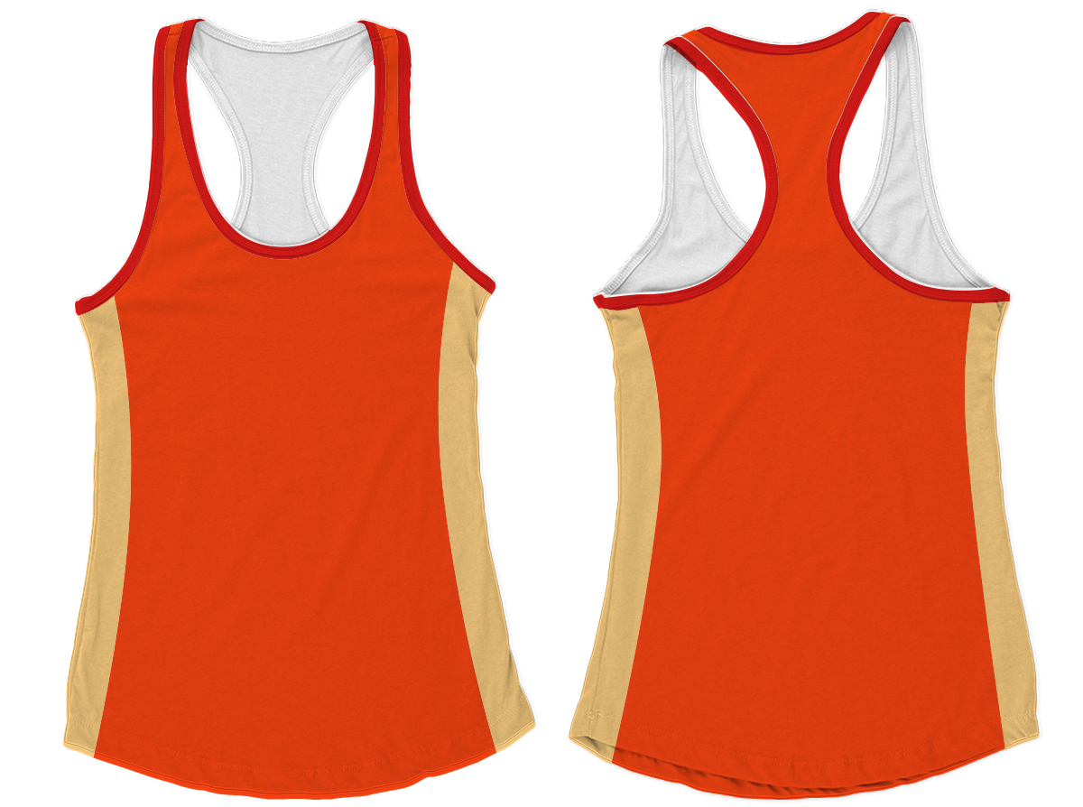 Custom dual solid pattern everyday adult youth unisex tank top - Tank-top