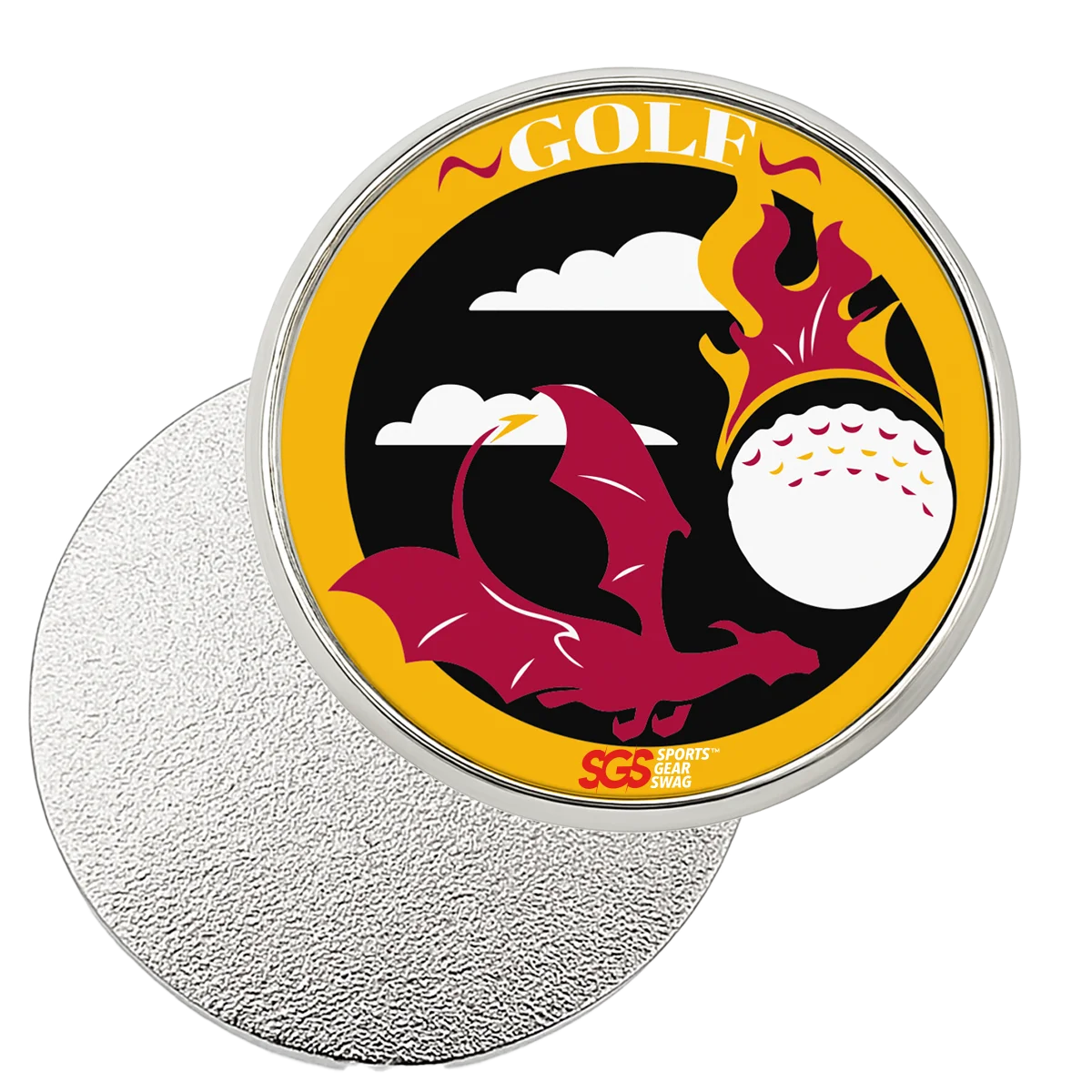 Custom golf ball marker set mythic - Golf-ball-marker-sets