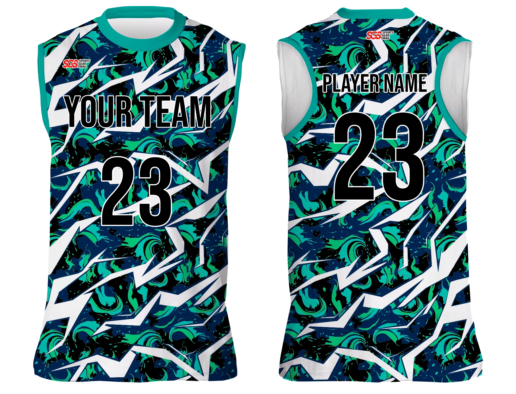 Custom top class youth unisex volleyball racerback jersey - Jersey