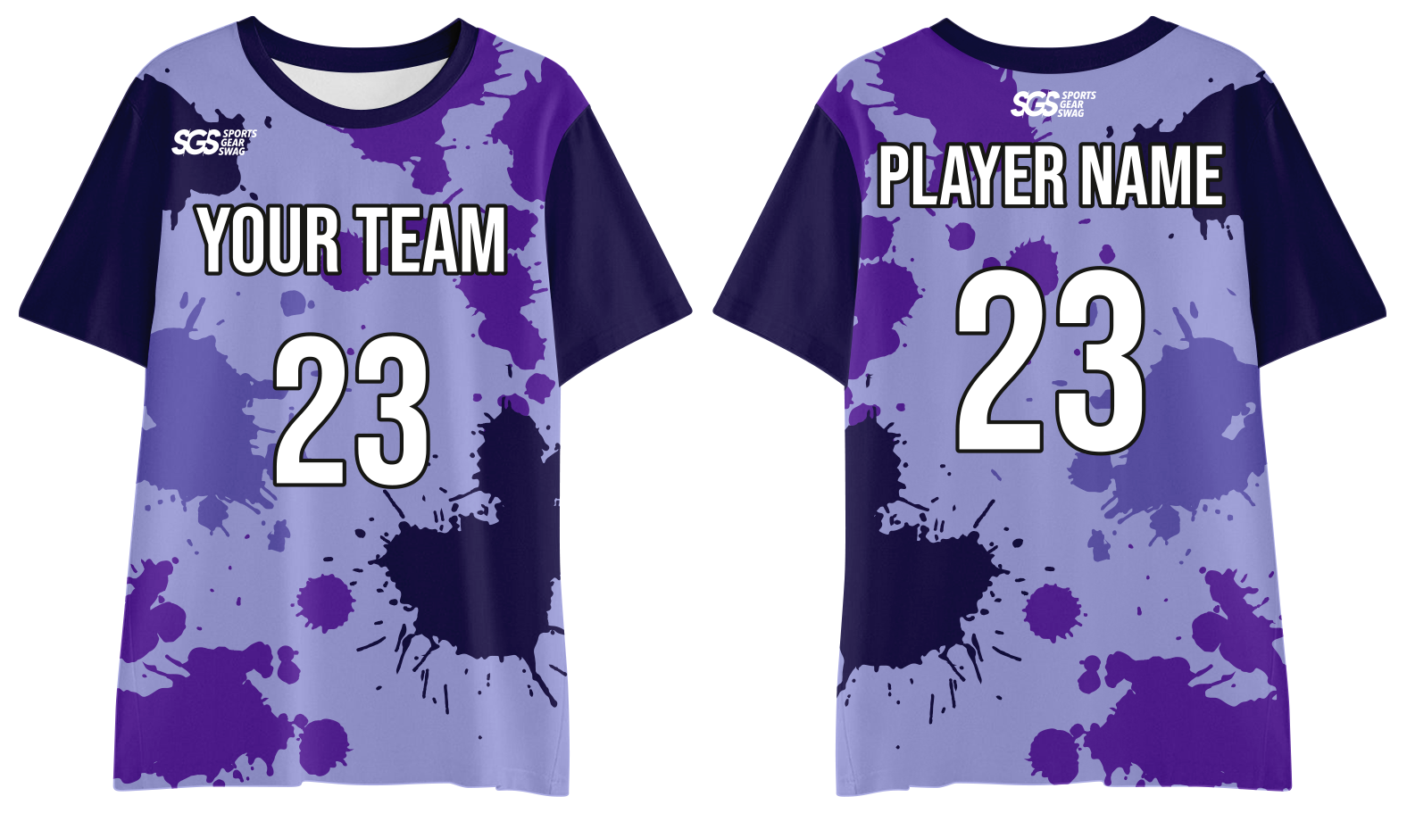 Custom moisture-wicking dye color adult youth unisex shirt - Jersey