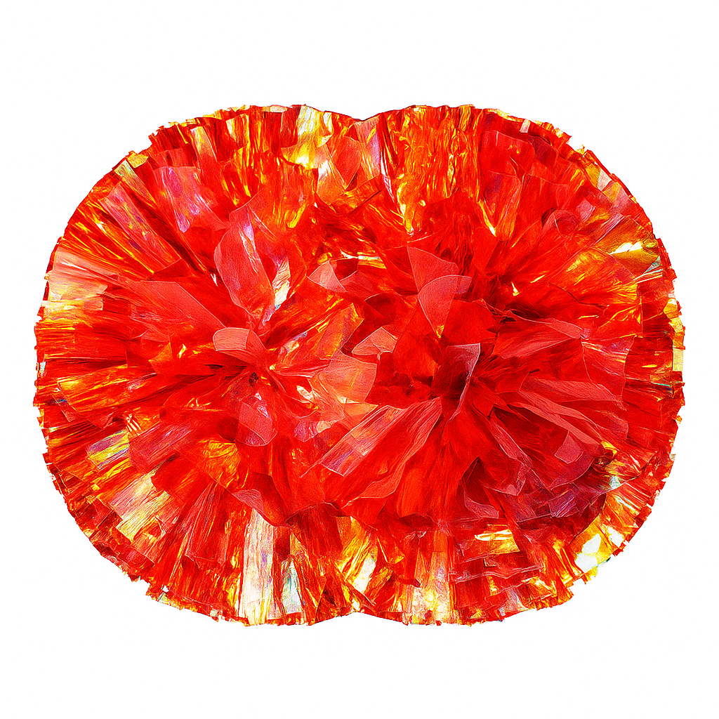 Custom cheerleading pom poms poppy - Pom-poms
