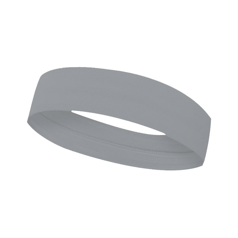 Custom grey yoga headband - Yoga-headband