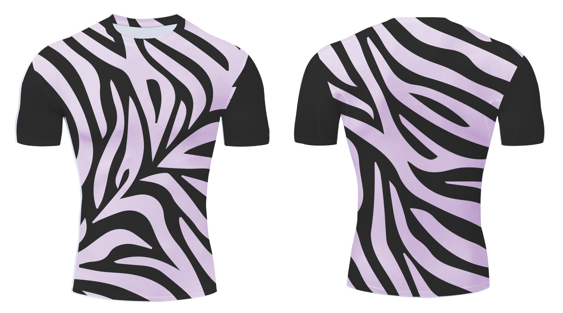 Custom wavy lines type adult youth unisex compression shirt - Compression-shirts