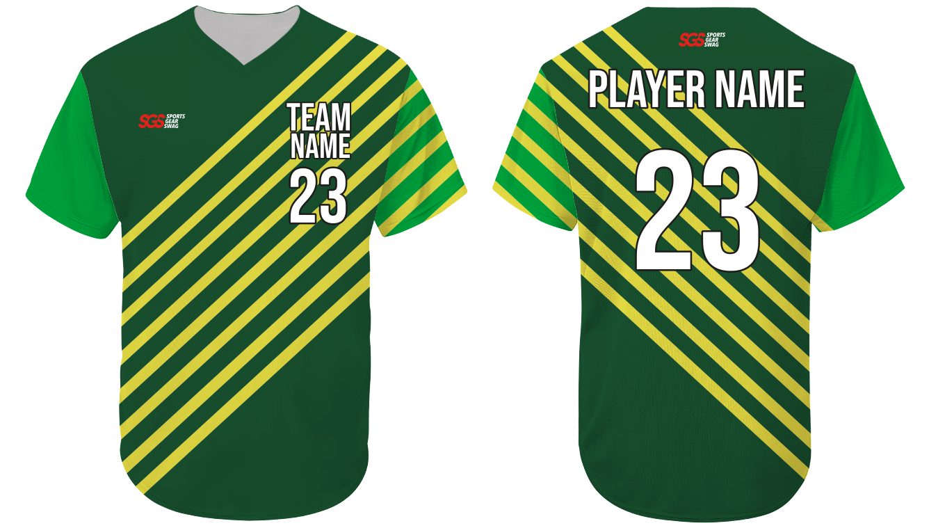 Custom diagonal lines adult youth unisex softball jersey - Jersey