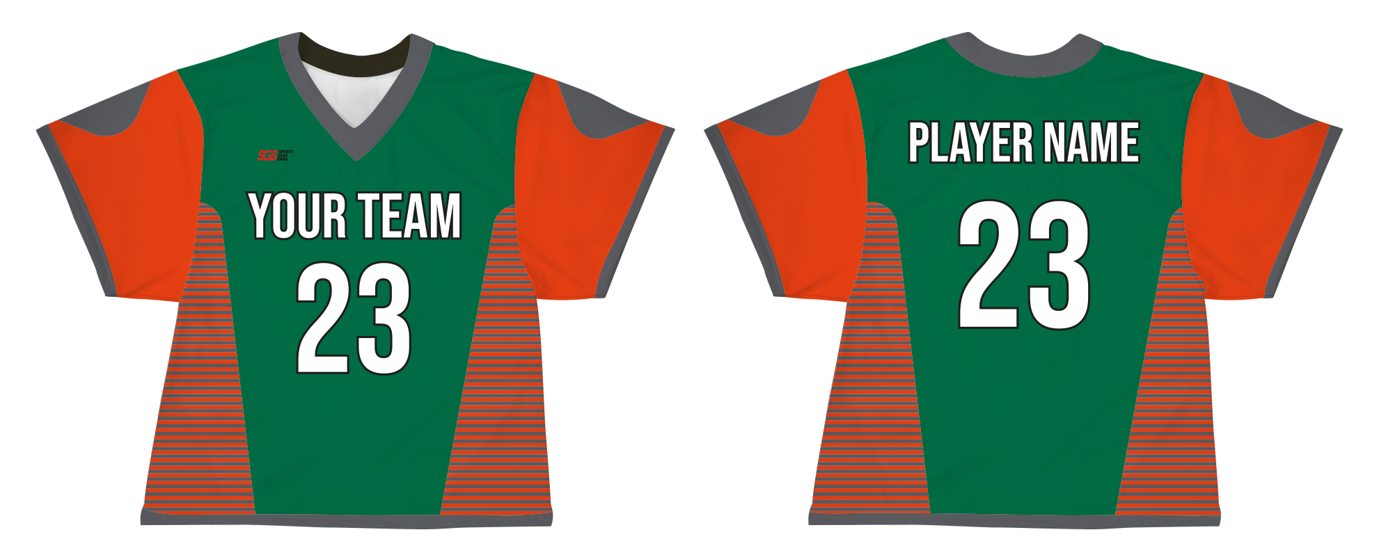 Custom mix stripes adult youth unisex lacrosse jerseys - Jersey