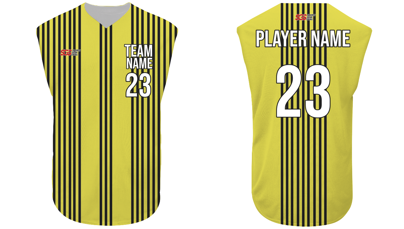 Custom  vertical  lines sleeveless adult youth unisex baseball jersey - Jersey
