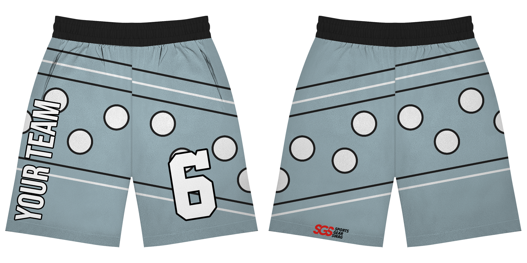 Custom squash shorts adult youth unisex shapes - Short