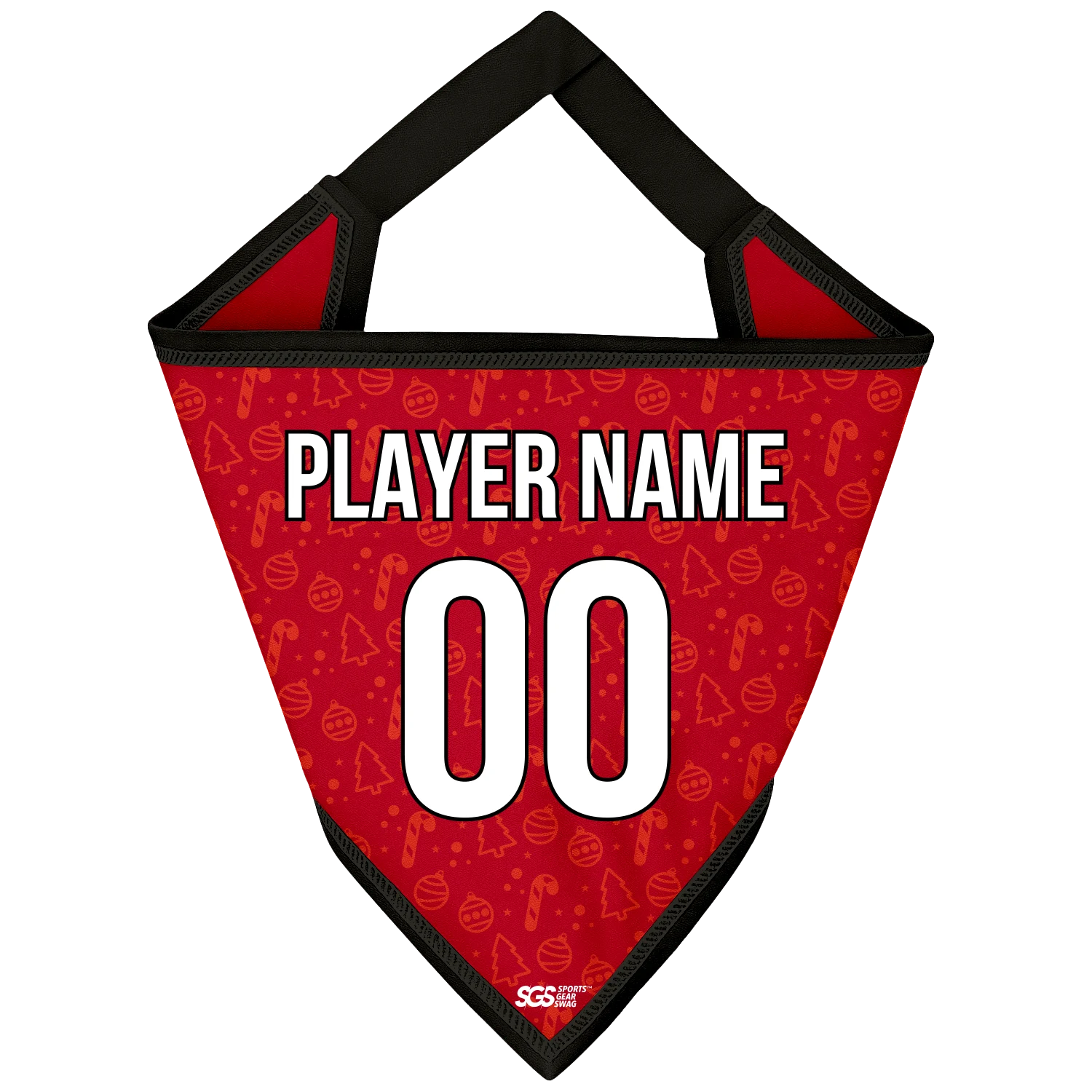 Custom pet holiday bandana festive red - Pets-bandana