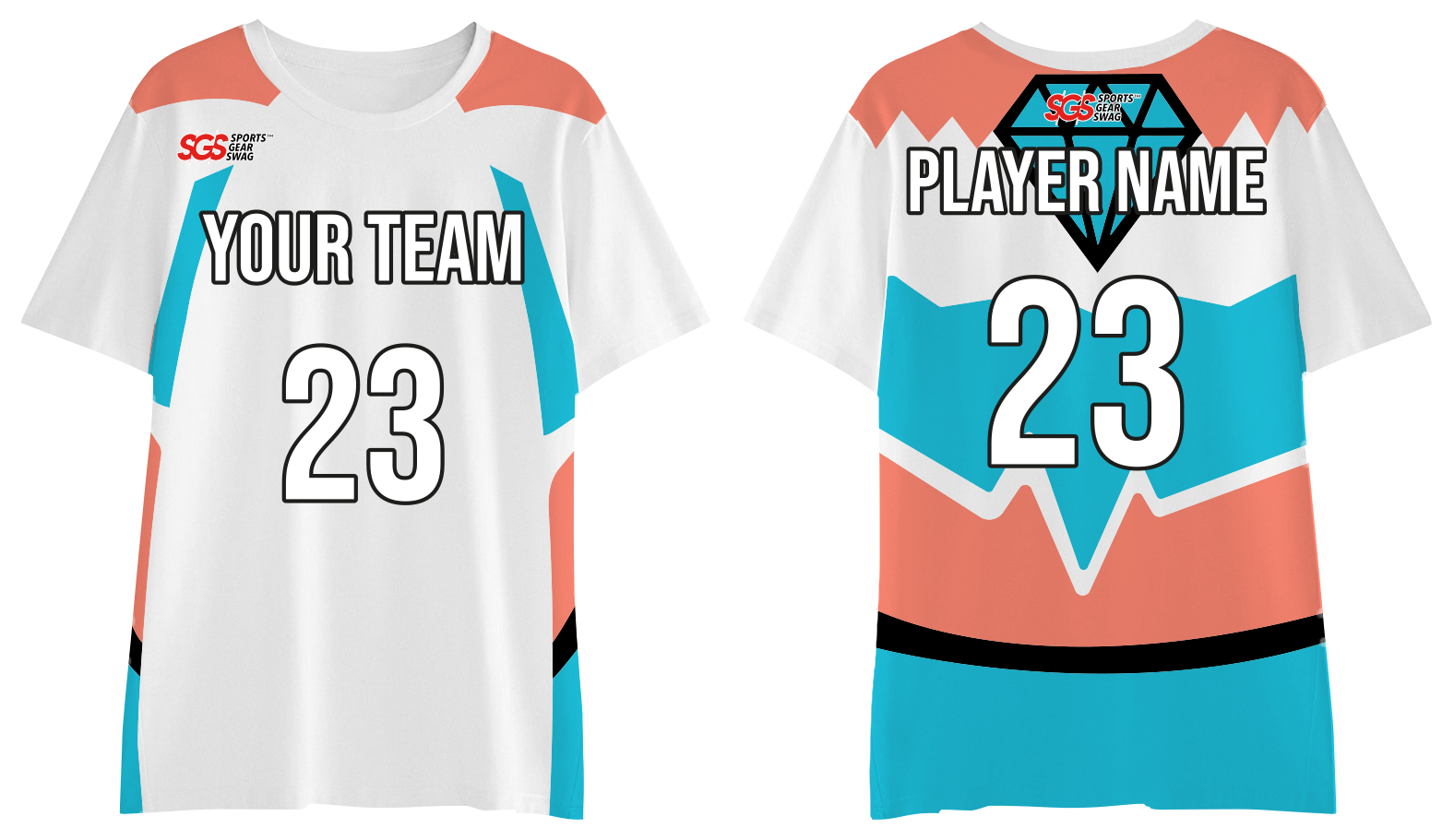 Custom moisture-wicking diamond adult youth unisex shirt - Jersey