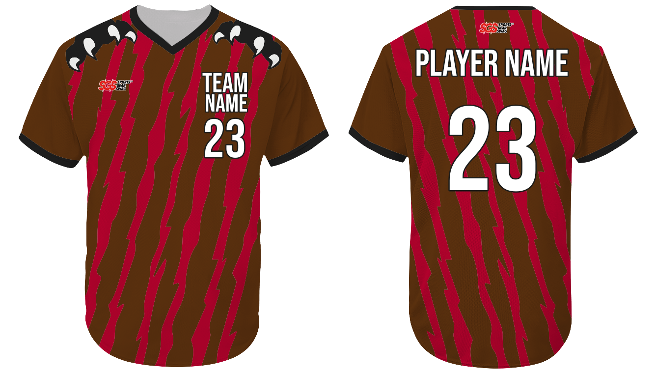 Custom soft no button adult youth unisex baseball jersey - Jersey