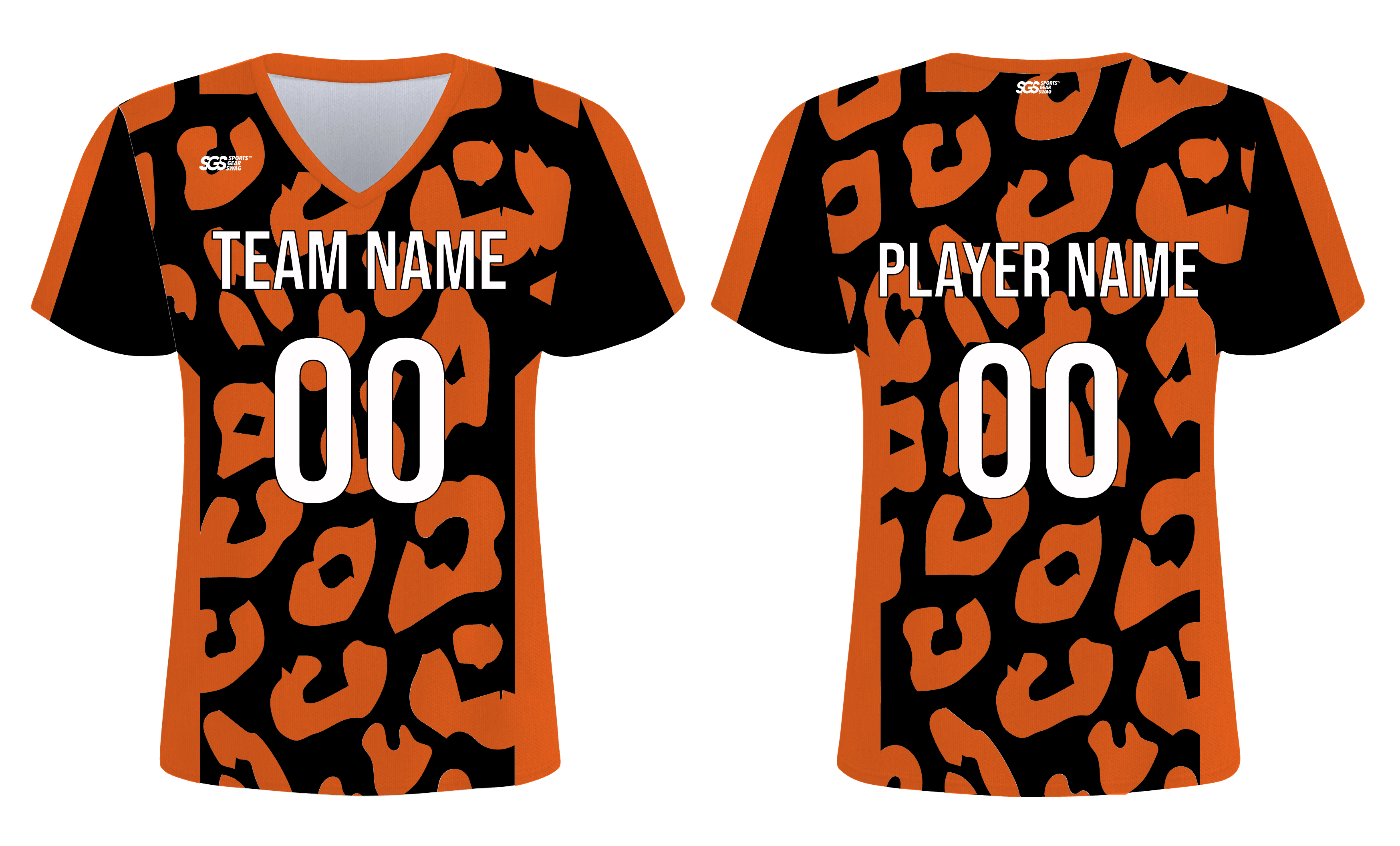 Custom  footprint adult youth soccer jersey - Jersey