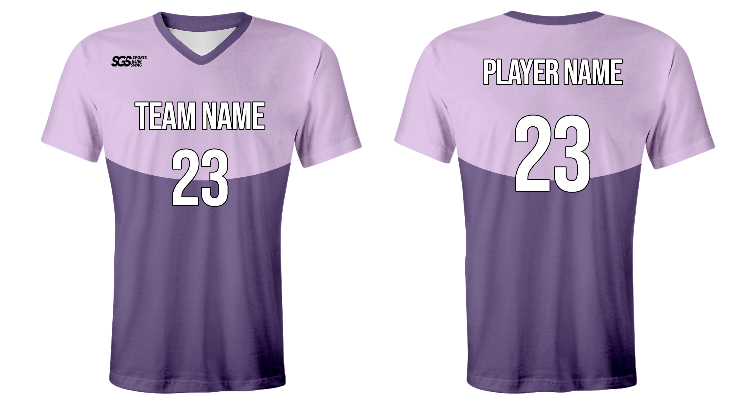 Custom purple dull tones youth unisex cheerleading short sleeve tight fit jersey - Jersey
