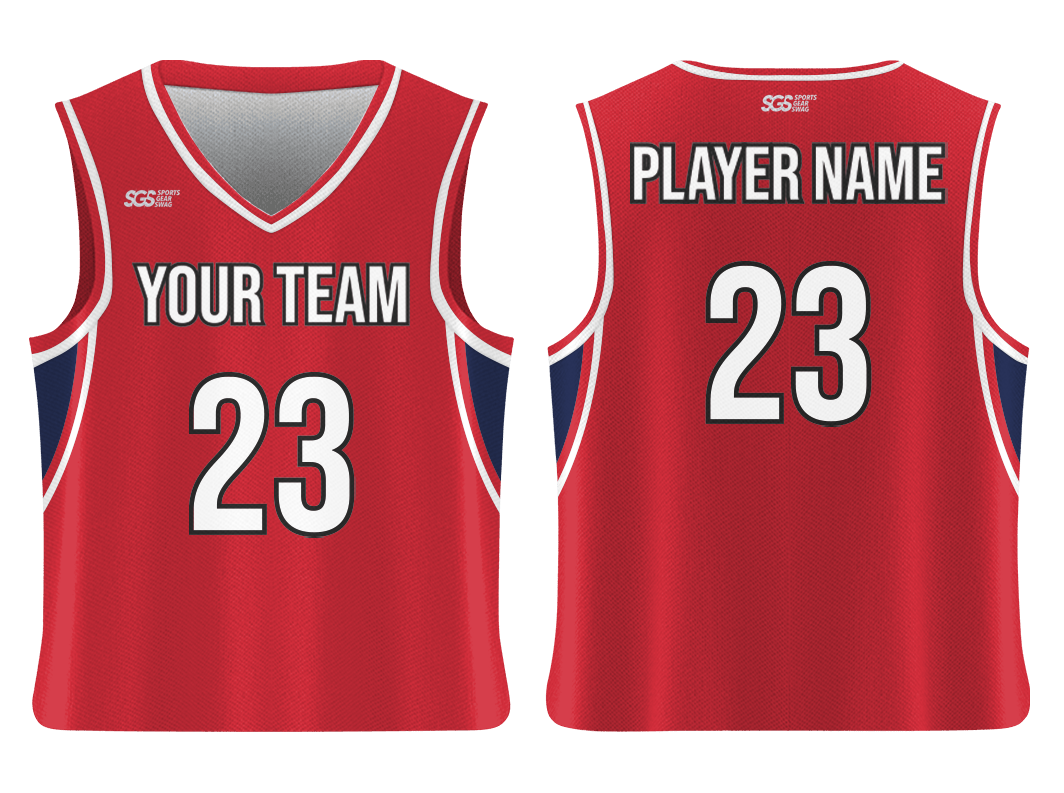 Custom expressive pink-red alternate adult youth unisex basketball jersey - reversible uniform - Jersey
