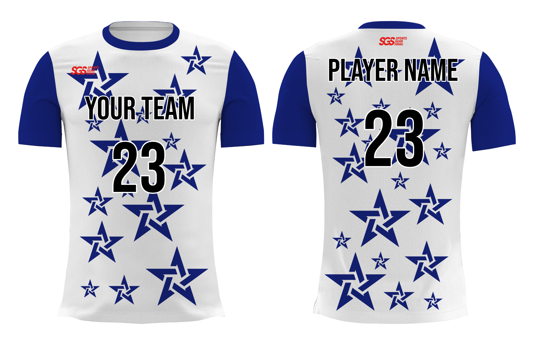 Custom bright stars adult youth unisex volleyball jersey - Jersey