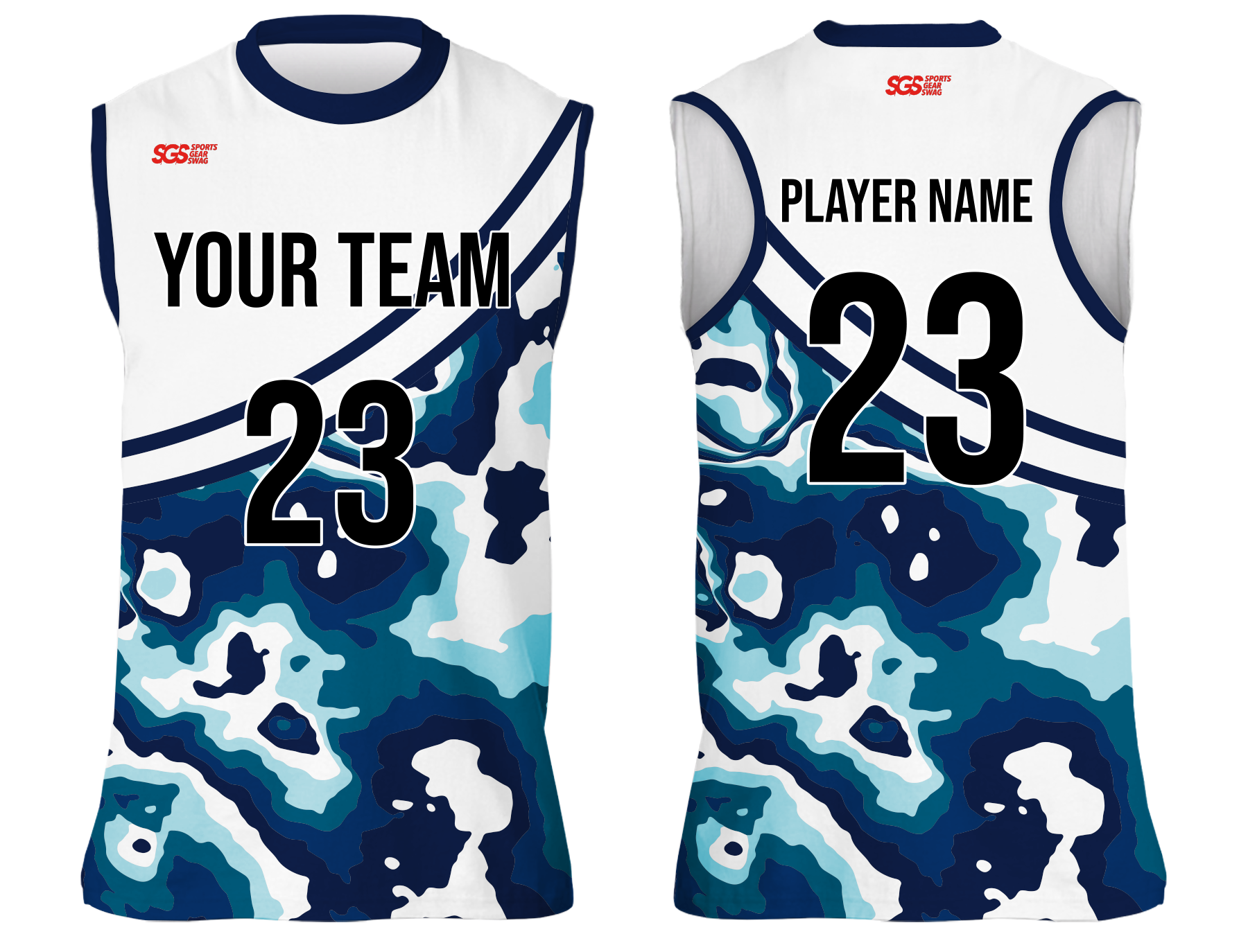 Custom top grade adult youth unisex volleyball racerback jersey - Jersey
