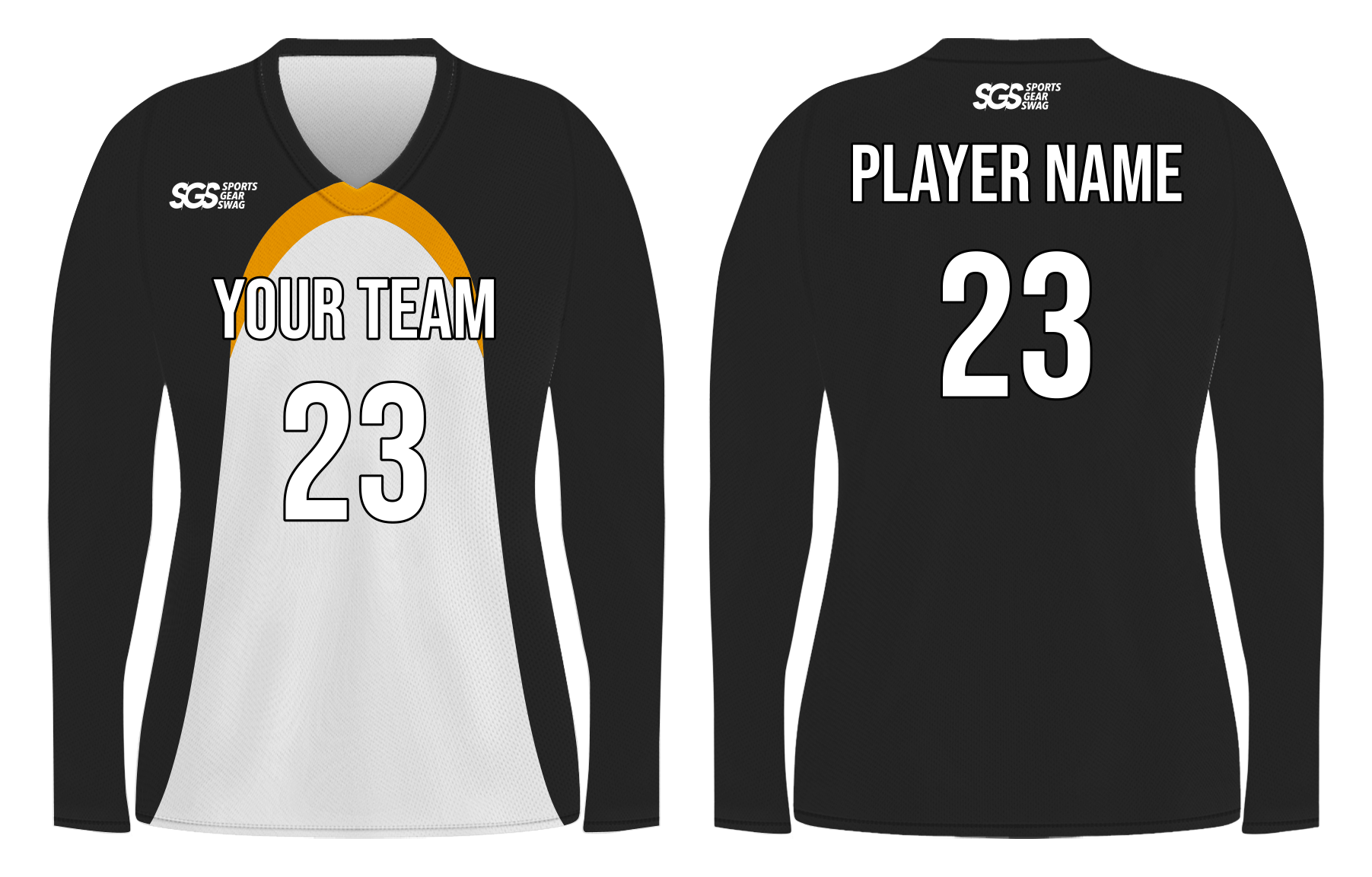 Custom penguin animals adult youth volleyball long sleevejersey - Jersey
