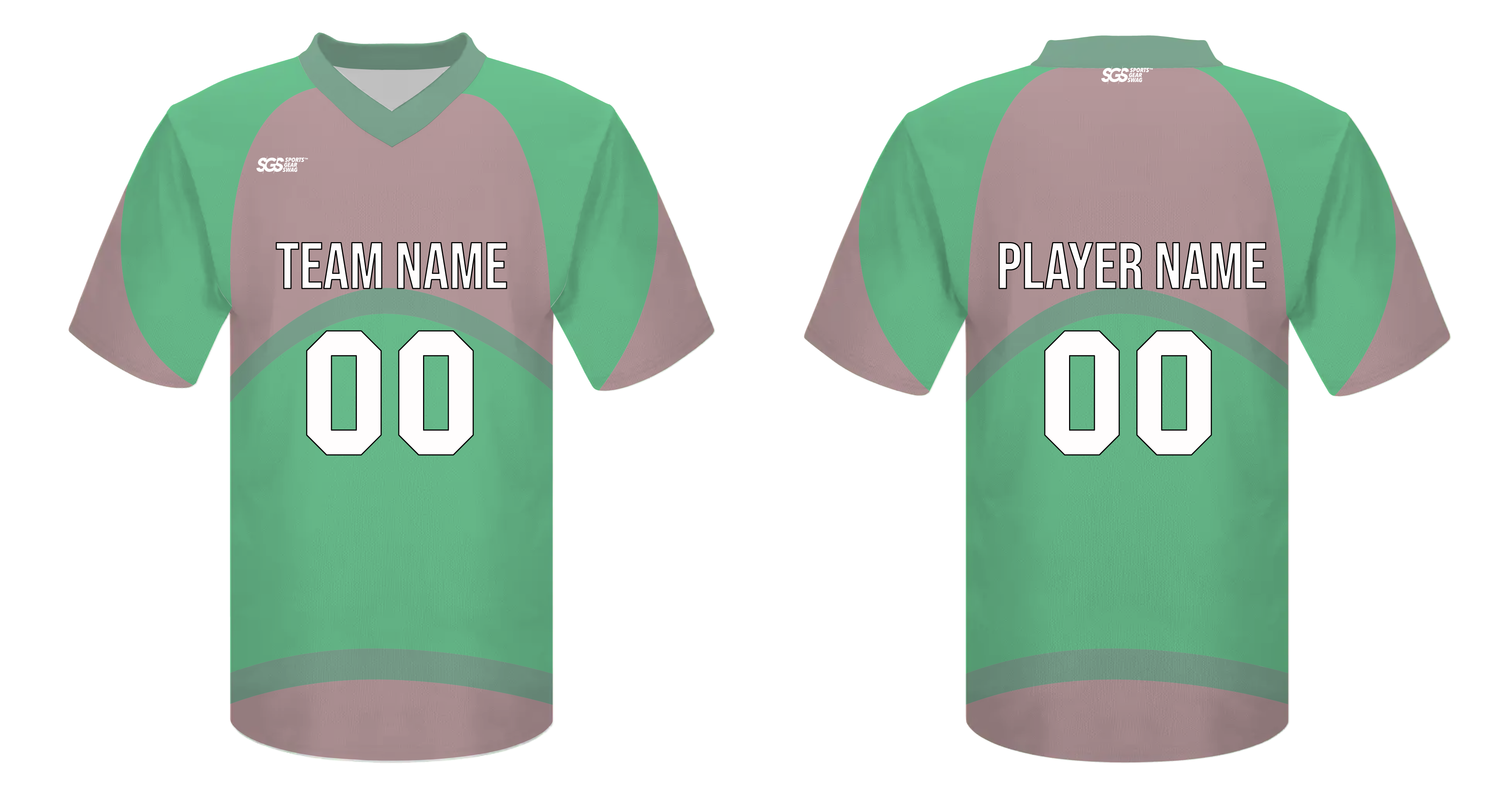 Custom two tone solids adult youth unisex football jersey - Jersey