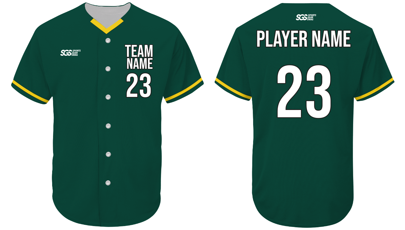 Custom v-line design  adult youth unisex baseball jersey - Jersey