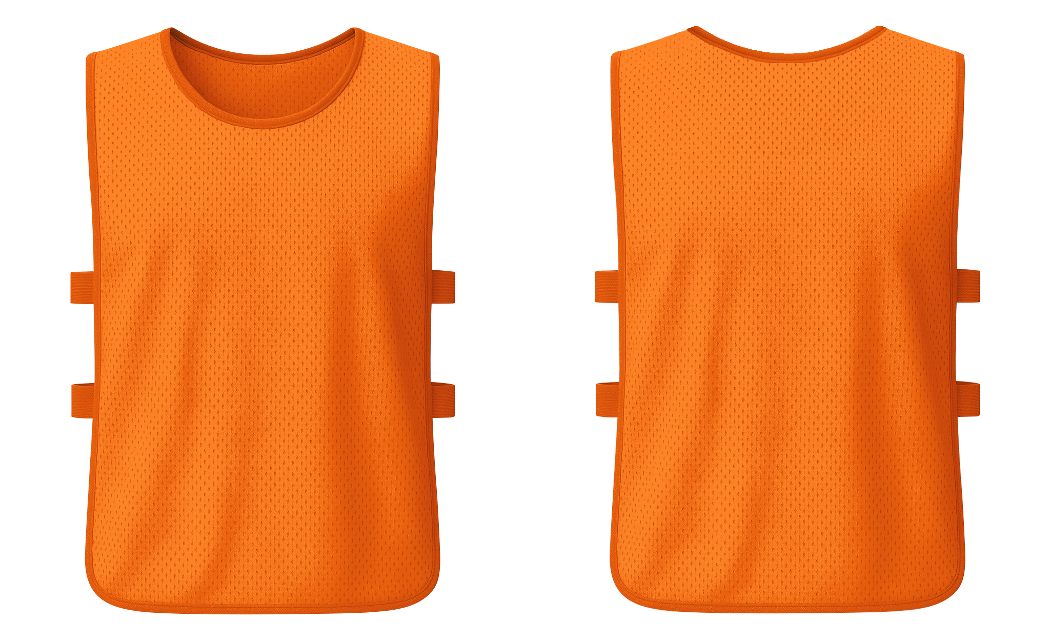 Training vest adult youth unisex orange - Training-vests