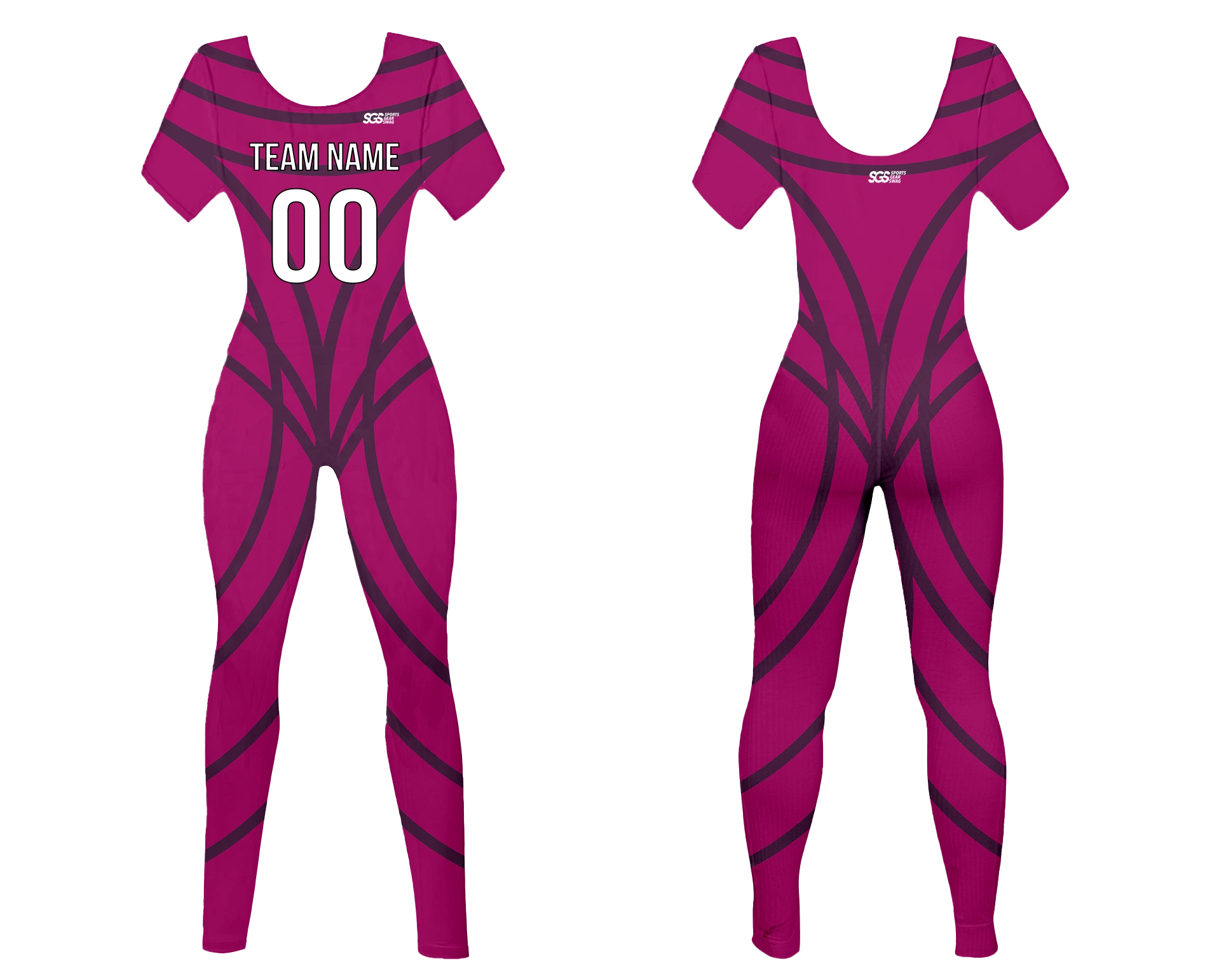 Custom women short sleeve dance bodysuit graceful groove - Dance-bodysuits