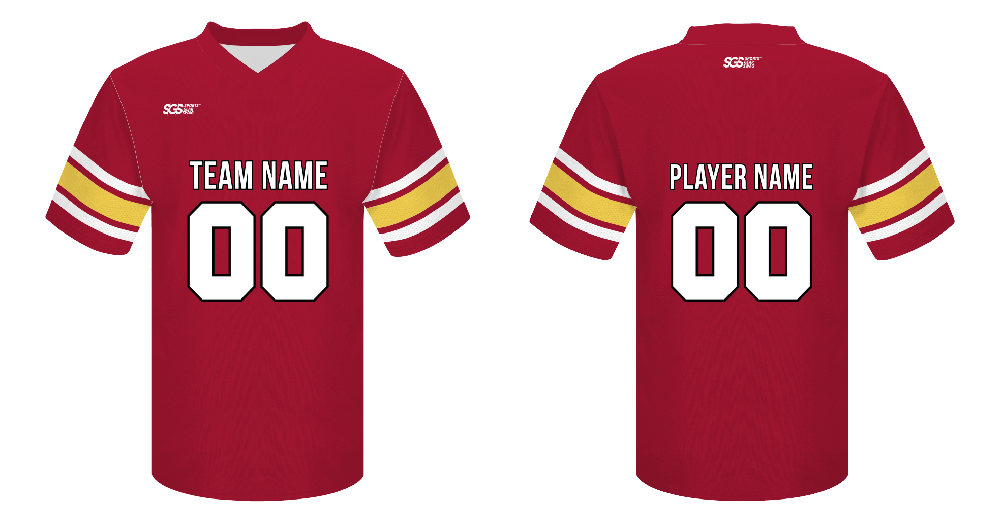 Custom  adult youth unisex football jersey bold and bright - Jersey