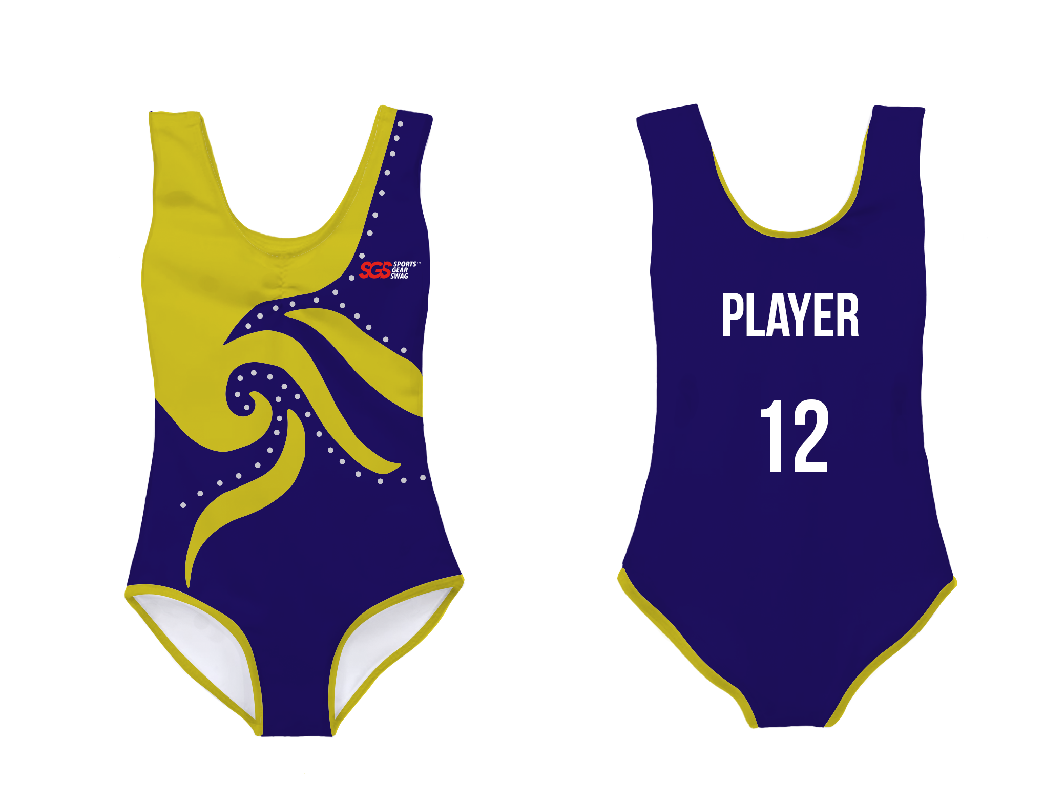 Custom sleeveless gymnastic uniform adult youth swirl elegance - Gymnastics-uniforms