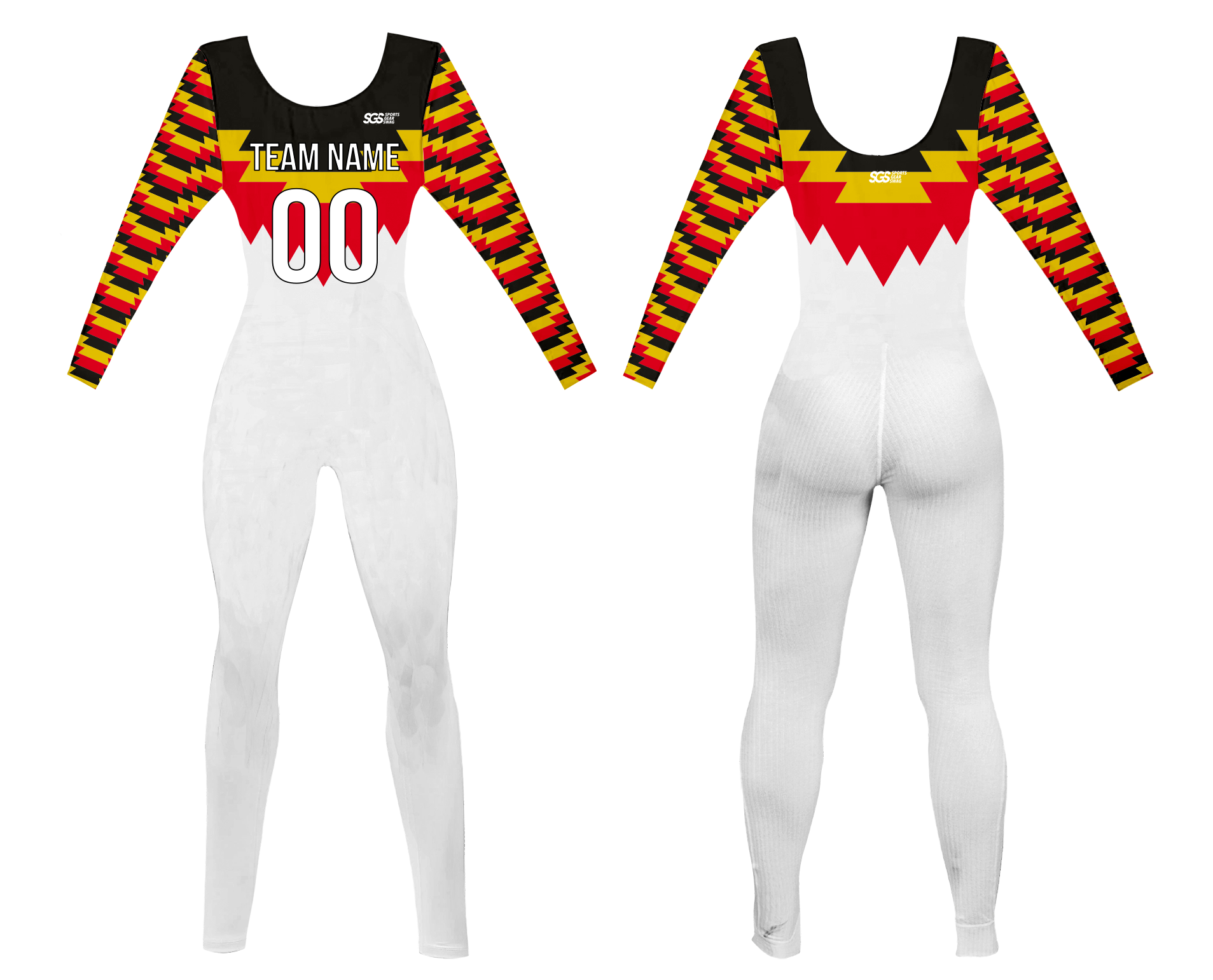 Custom women long sleeve dance bodysuit rhine melody - Dance-bodysuits