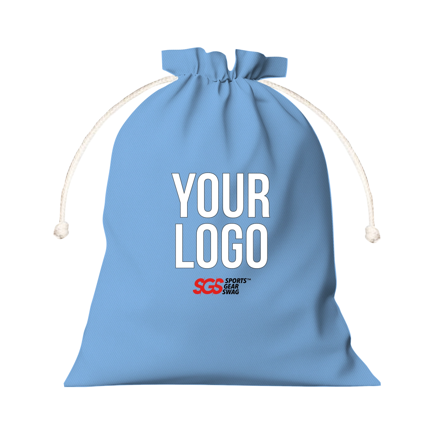 Custom drawstring tote bag sky whisper - Drawstring-tote-bags