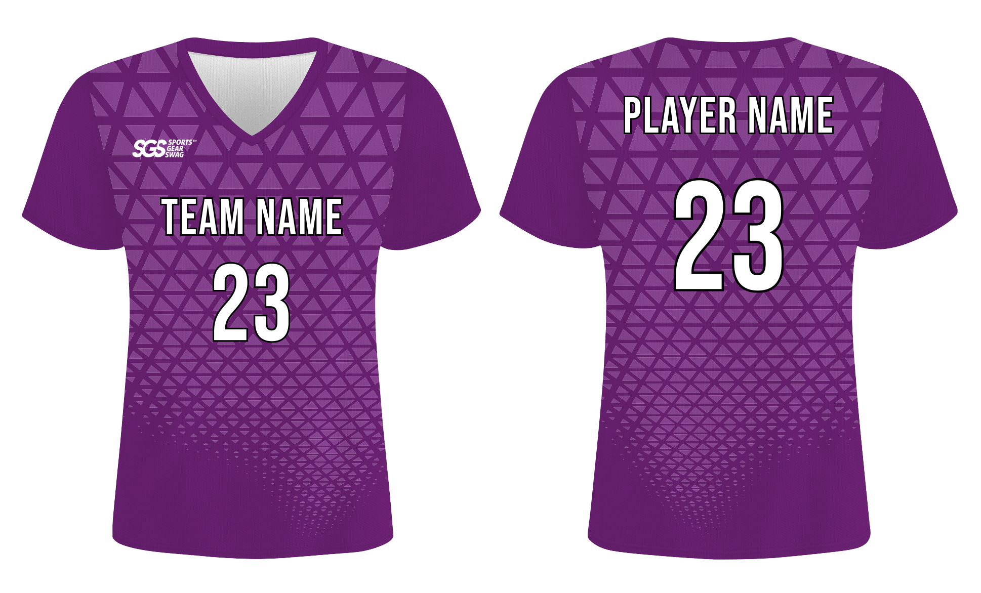 Custom triangle shapes adult youth soccer jersey - Jersey