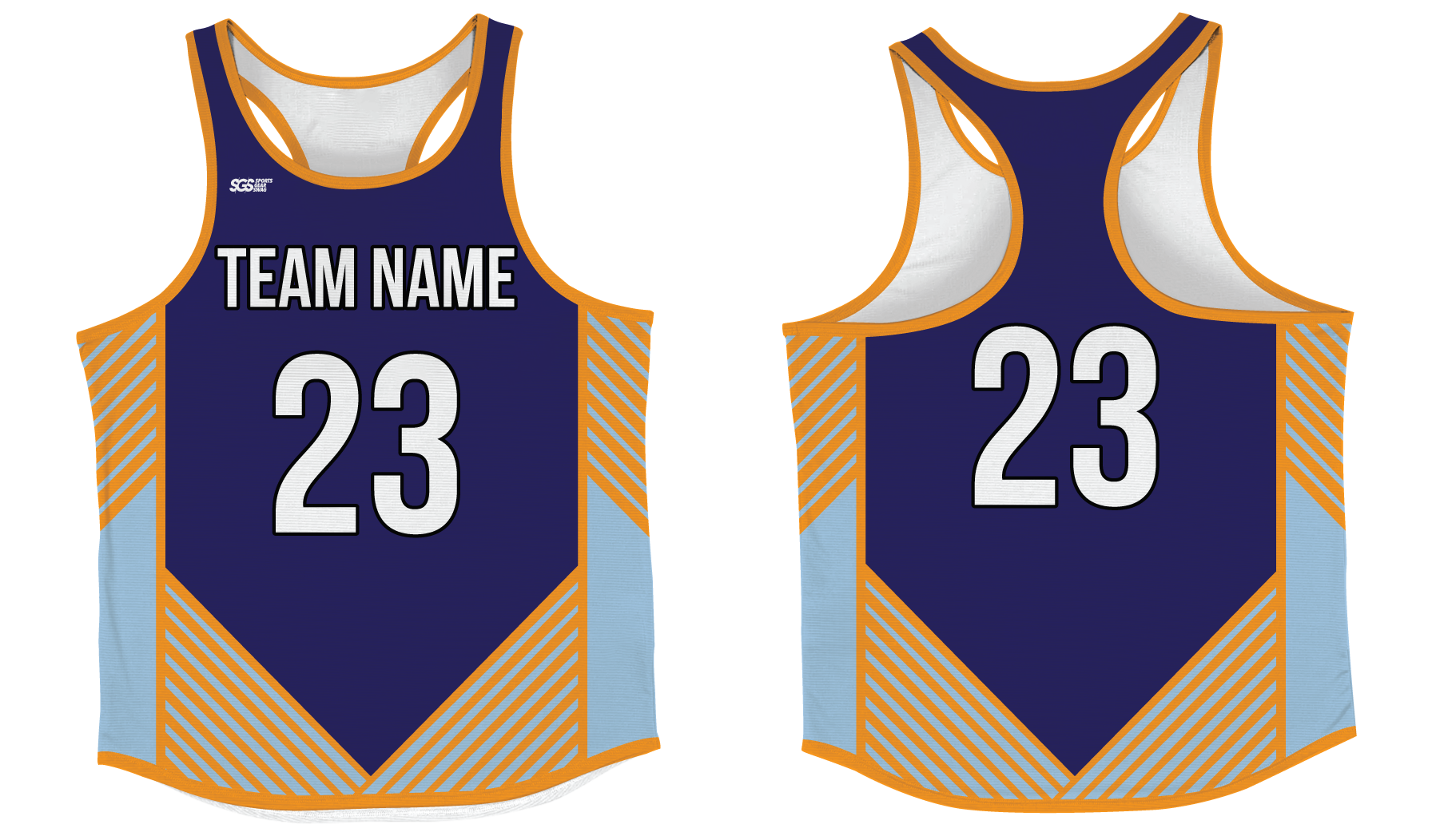 Custom track singlets adult youth unisex sunset speed - Track-singlets