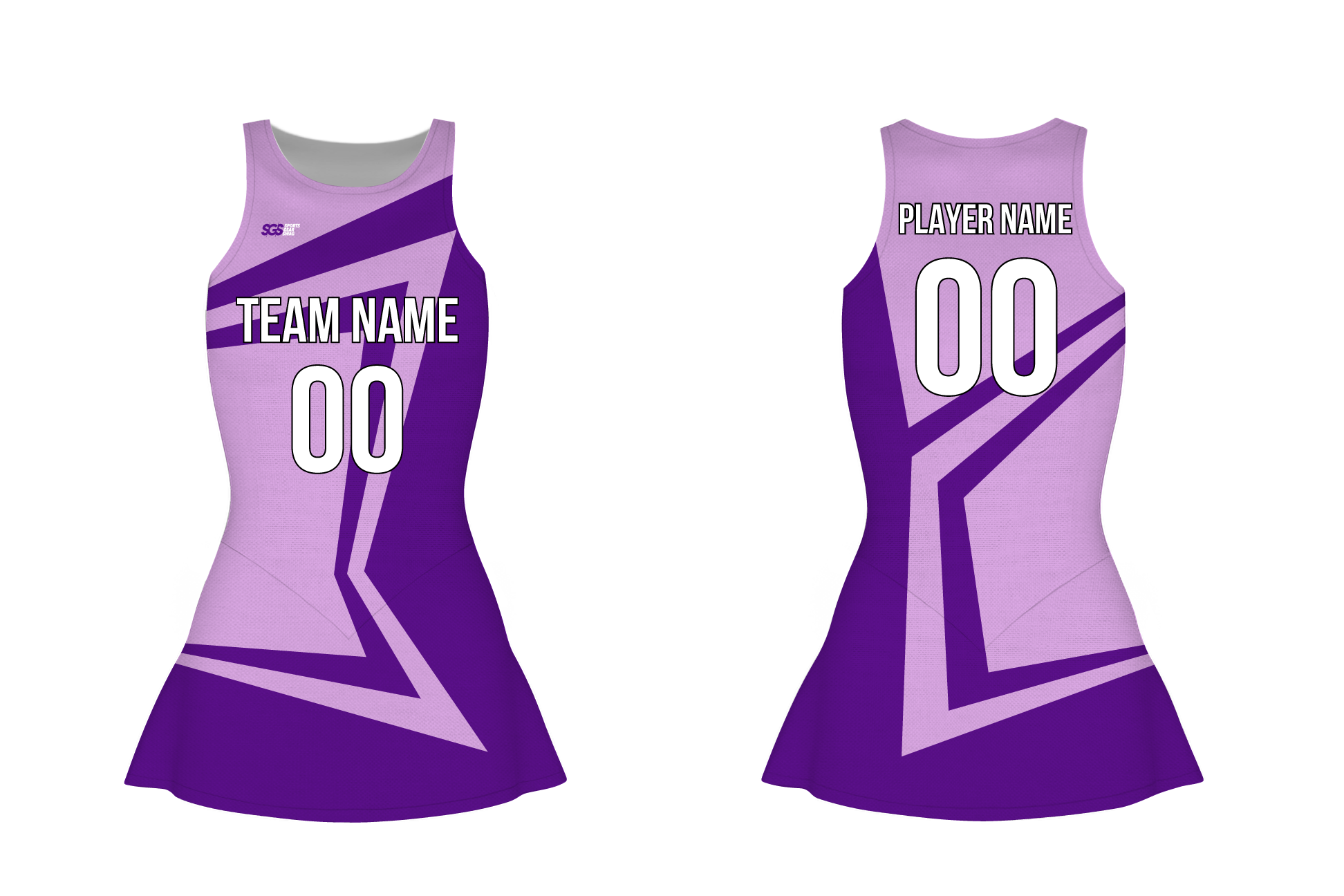 Custom figure skating sleeveless one piece uniform twilight lilac adult youth plain skirt - Figure-skating-one-piece-uniforms