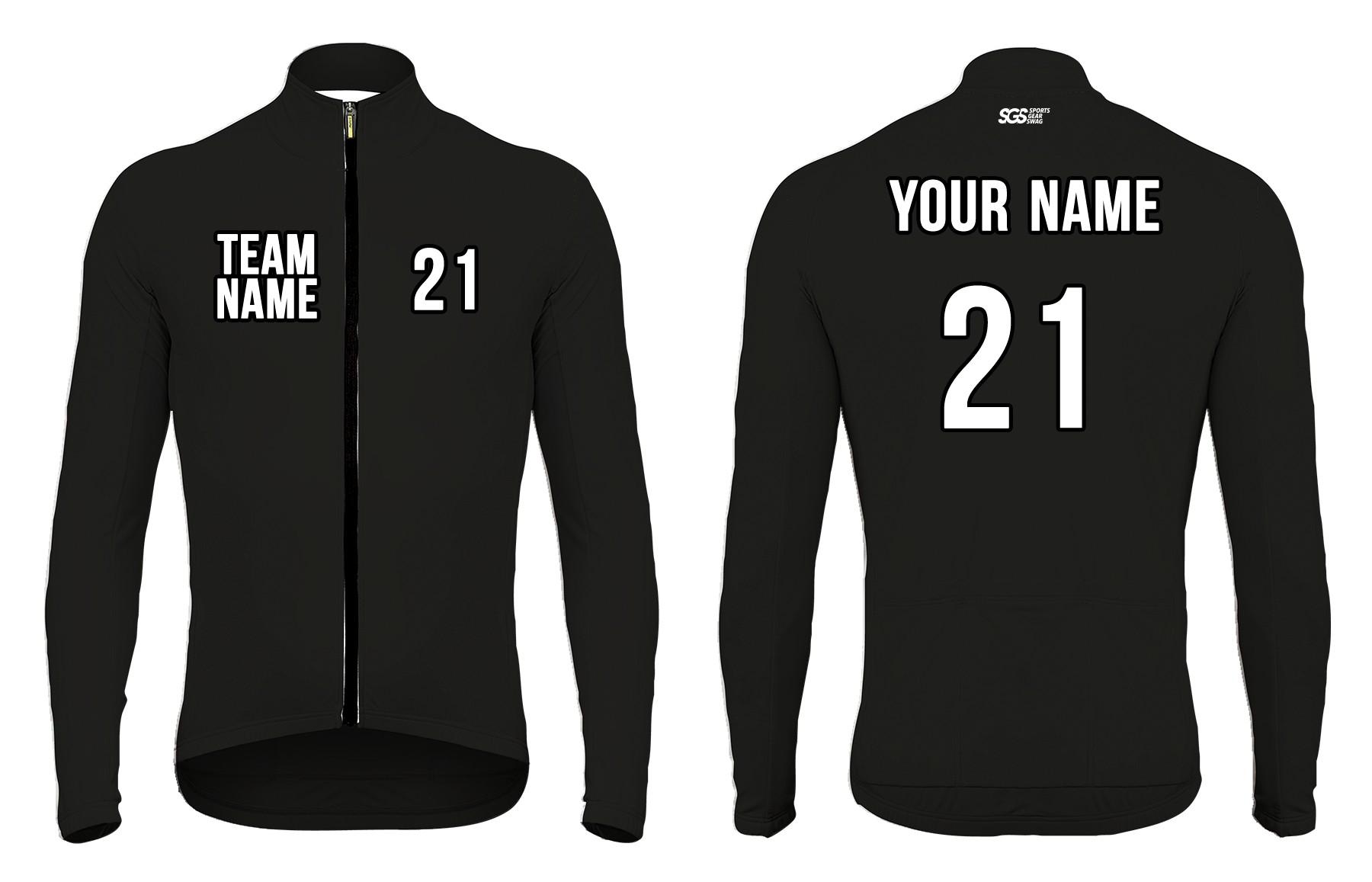 Custom solid adult youth unisex cycling jersey - Jersey