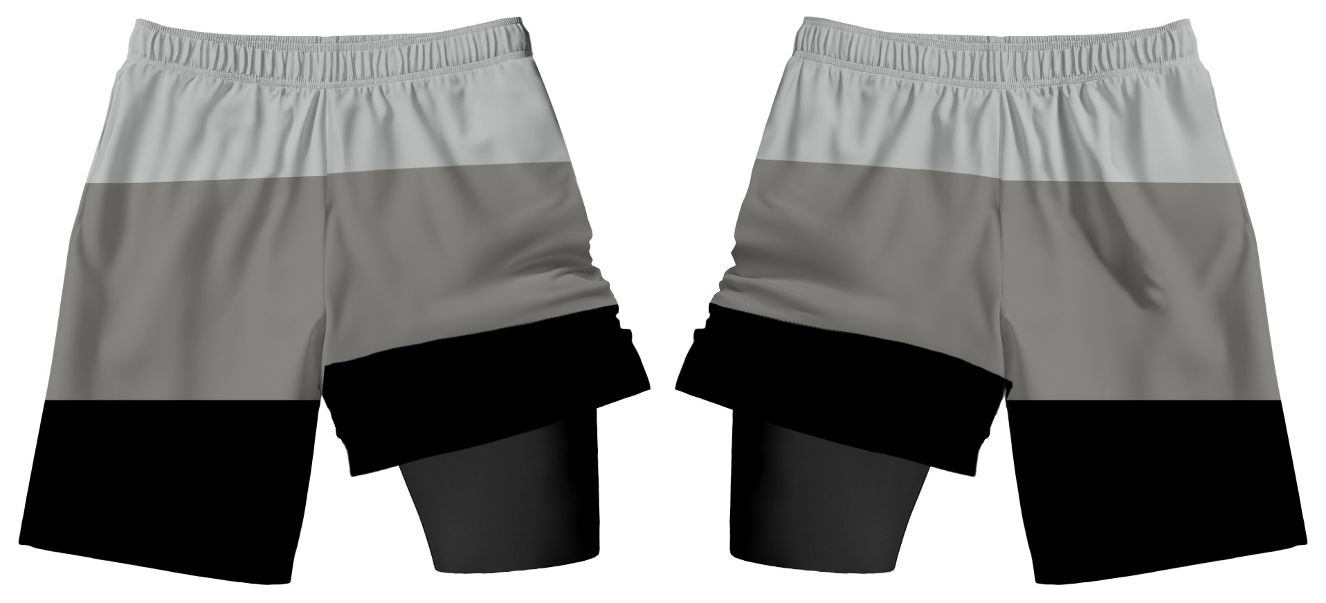 Custom shorts compression tights adult youth unisex chill wave - Short