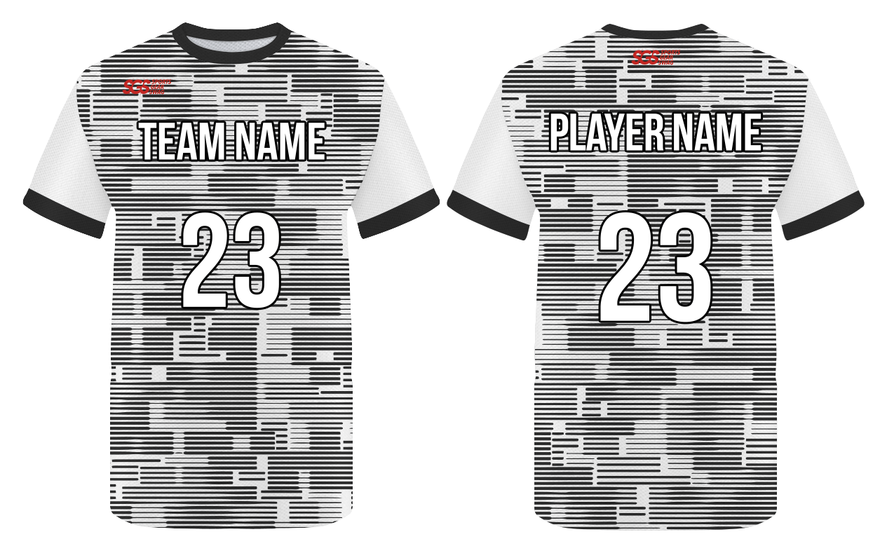 Custom stripe block adult youth unisex basketball jersey - reversible uniform - Jersey