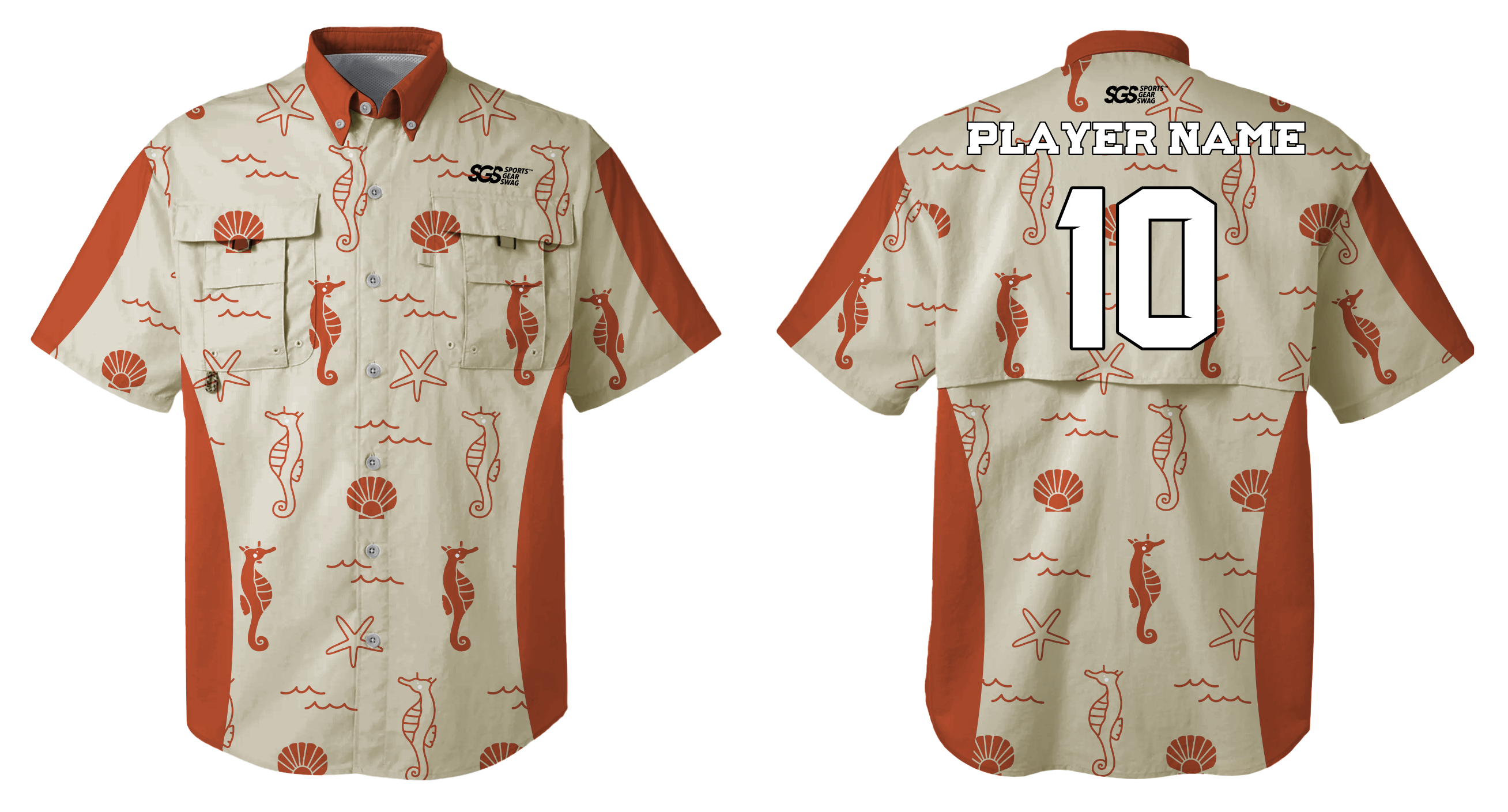 Custom fishing shirt adult youth unisex sea sun - Jersey