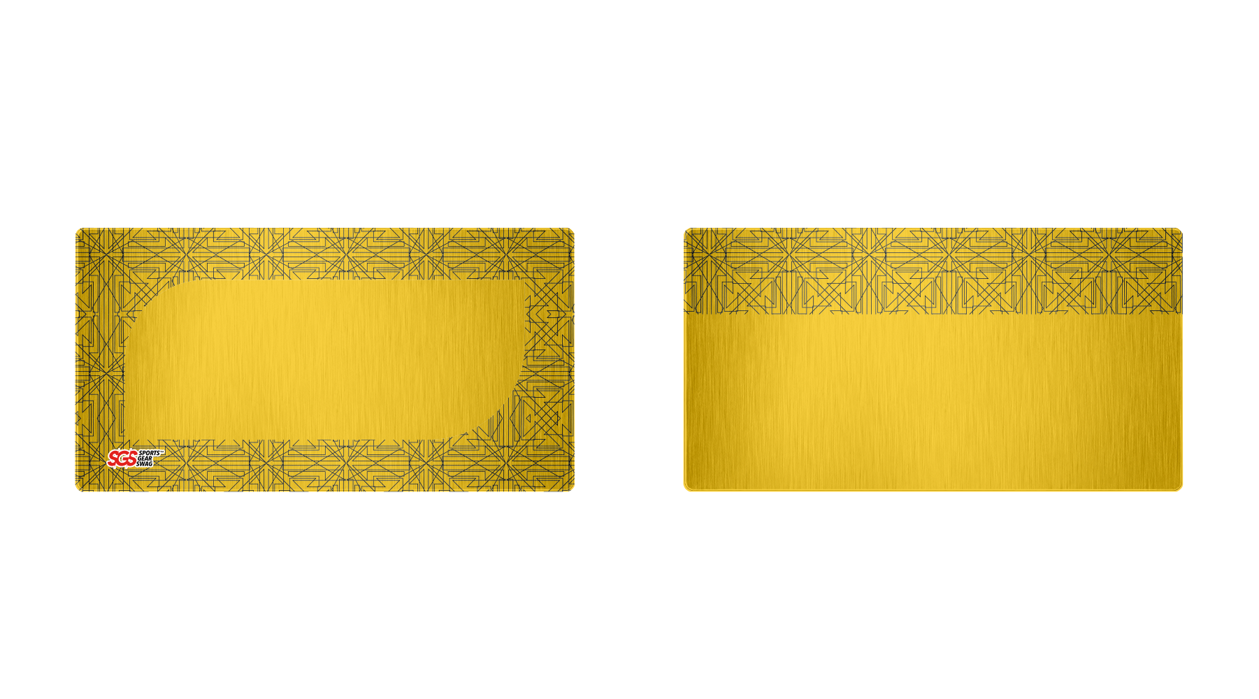 Custom metal business cards brass classic - Business-card