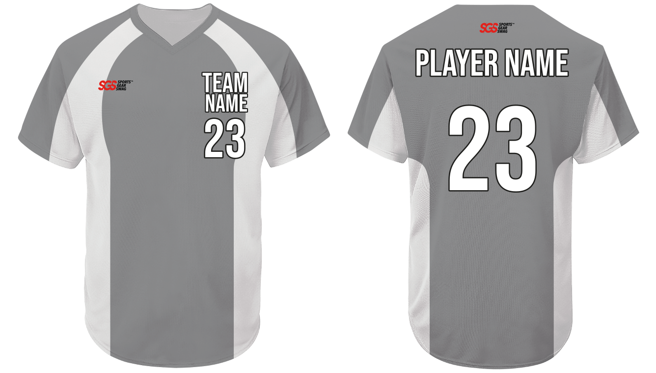 Custom shoulder sides stripe adult youth unisex softball jersey - Jersey