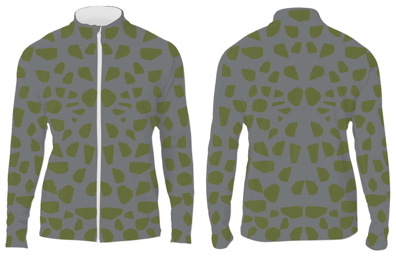 Custom animal skin long sleeve adult youth unisex full zip jacket - Shirt-long-sleeve