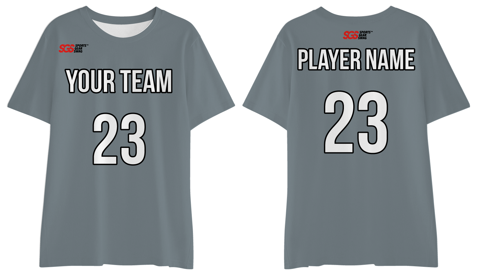 Custom slate gray comfort adult youth unisex t shirt - Shirt