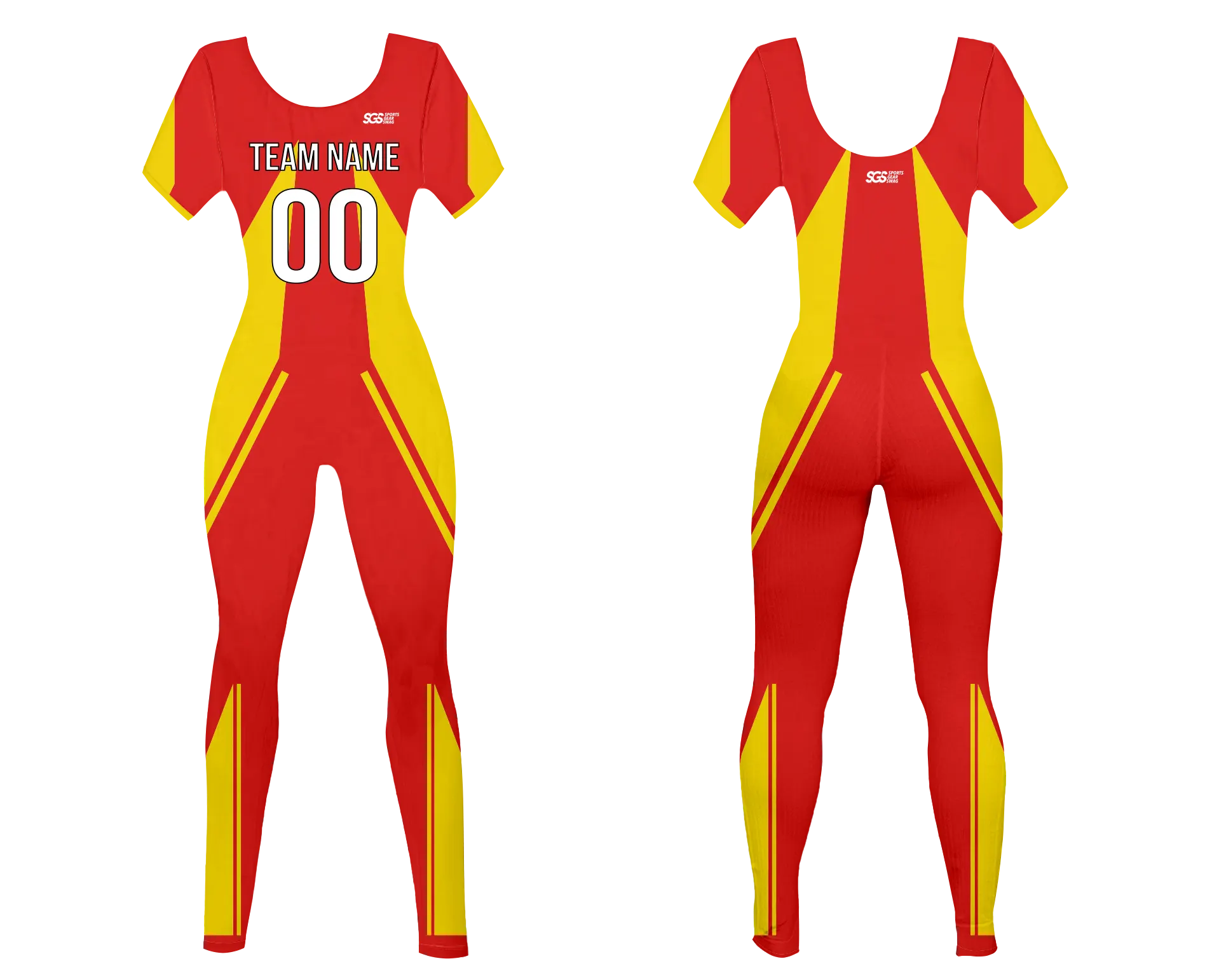 Custom women short sleeve dance bodysuit flamenco fire - Dance-bodysuits